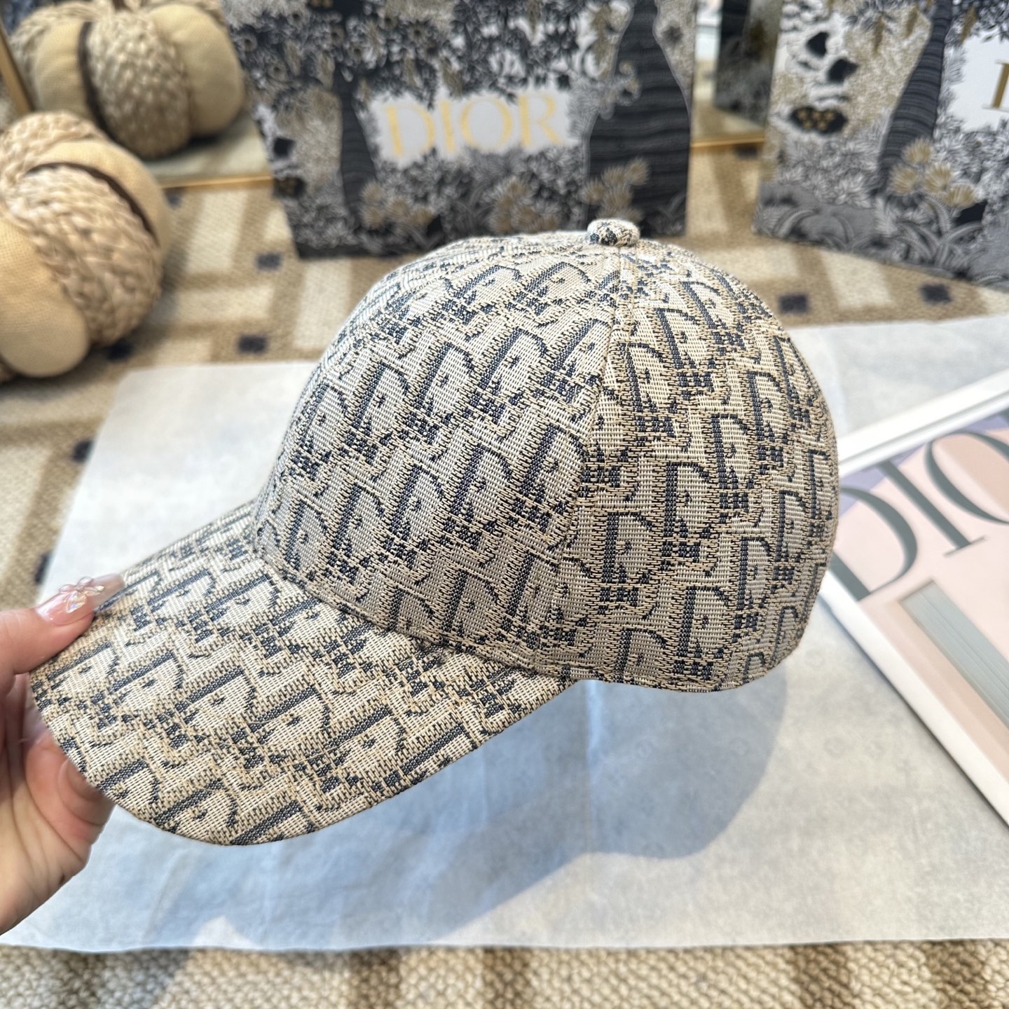 P67 DIOR迪奥 官网同步新款发布 老花D家棒球帽🧢，超级火爆