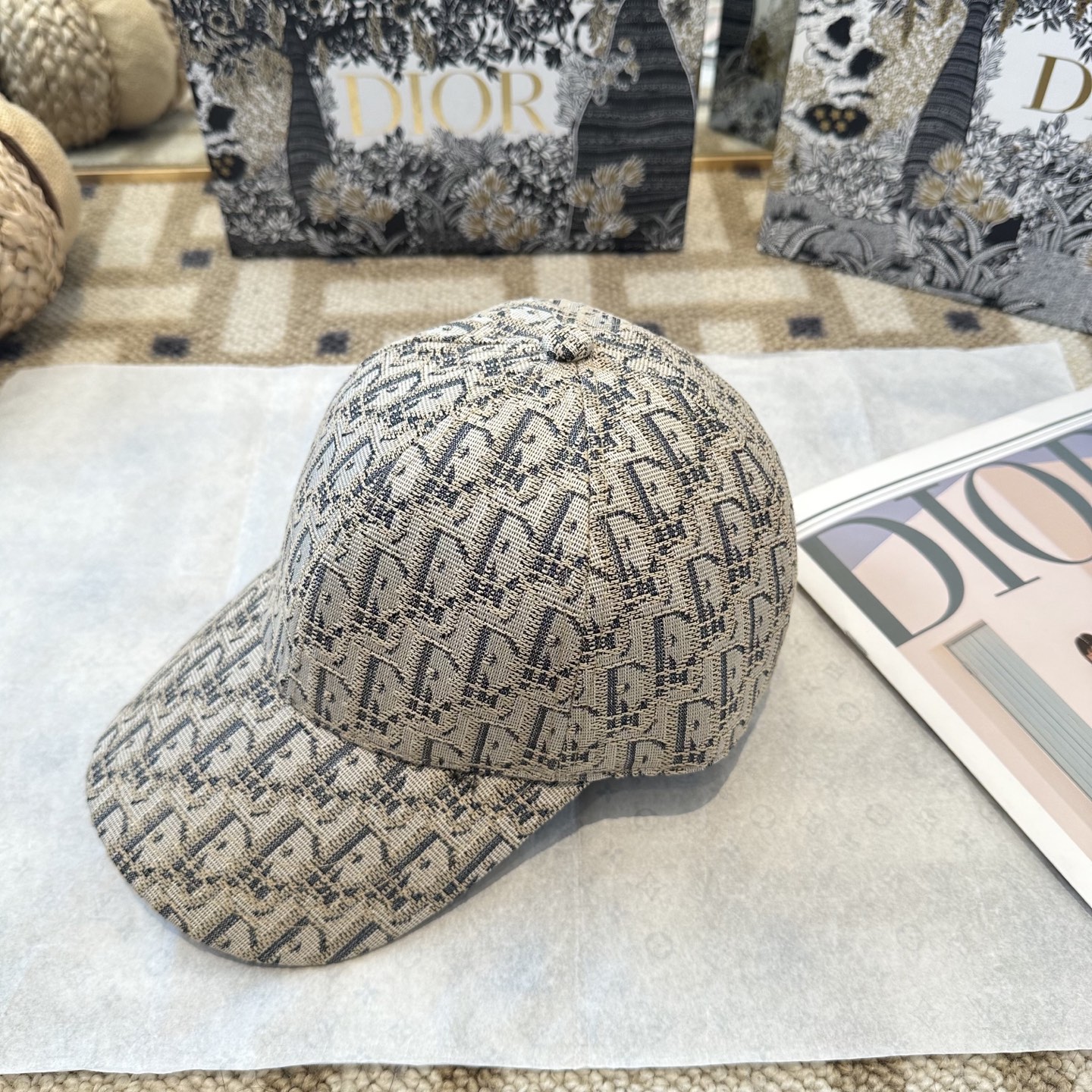 P67 DIOR迪奥 官网同步新款发布 老花D家棒球帽🧢，超级火爆