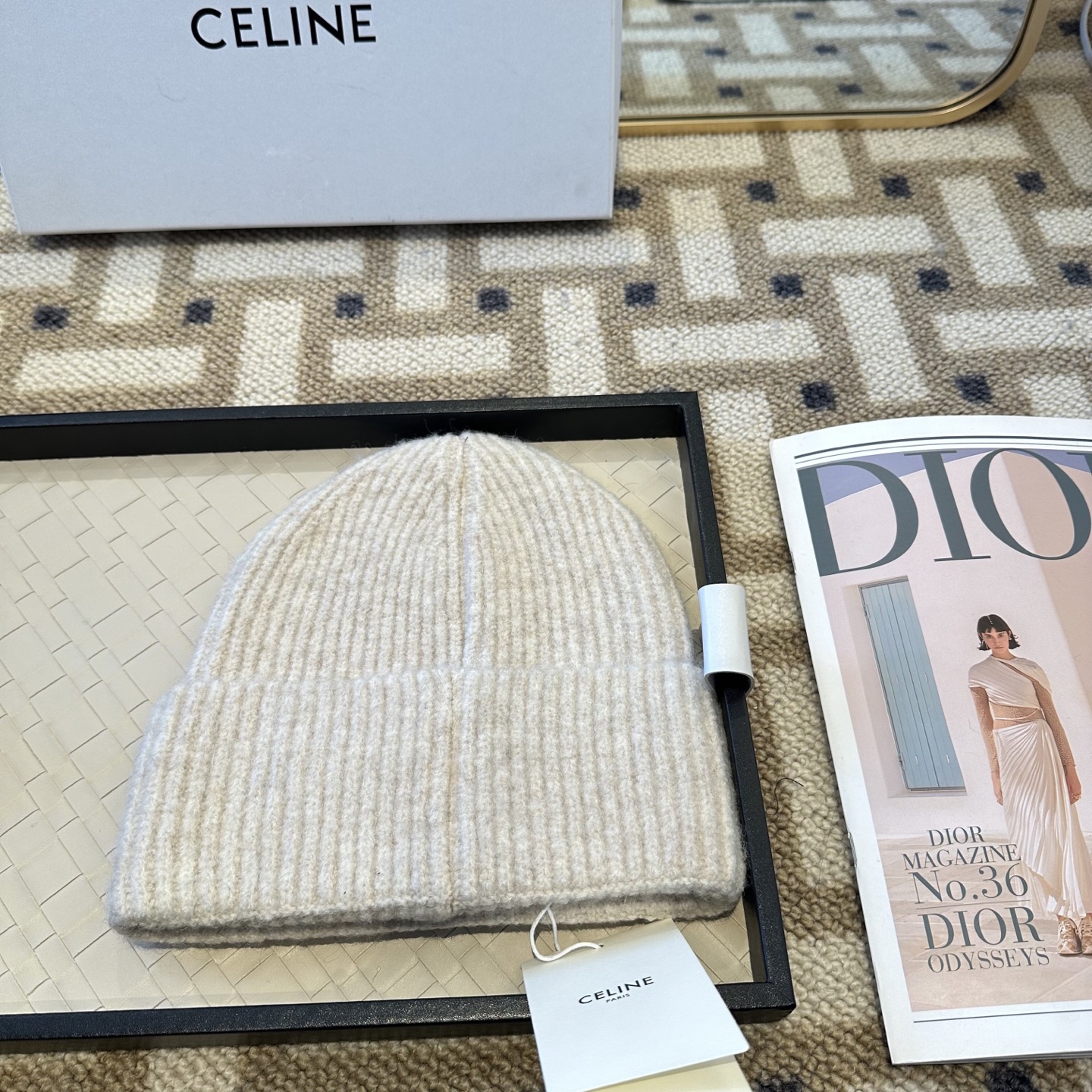 Celine 赛琳 2025秋冬新款毛线帽，男女款针织帽