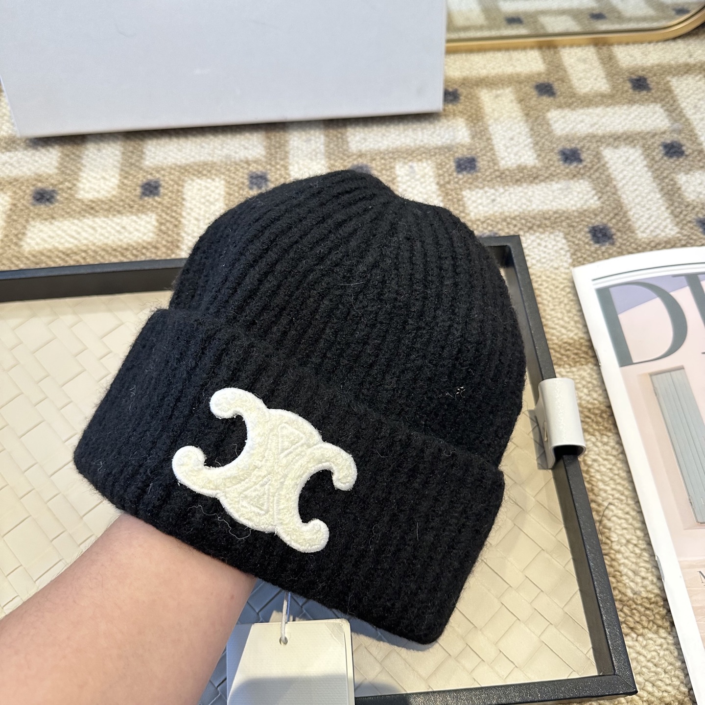 Celine 赛琳 2025秋冬新款毛线帽，男女款针织帽