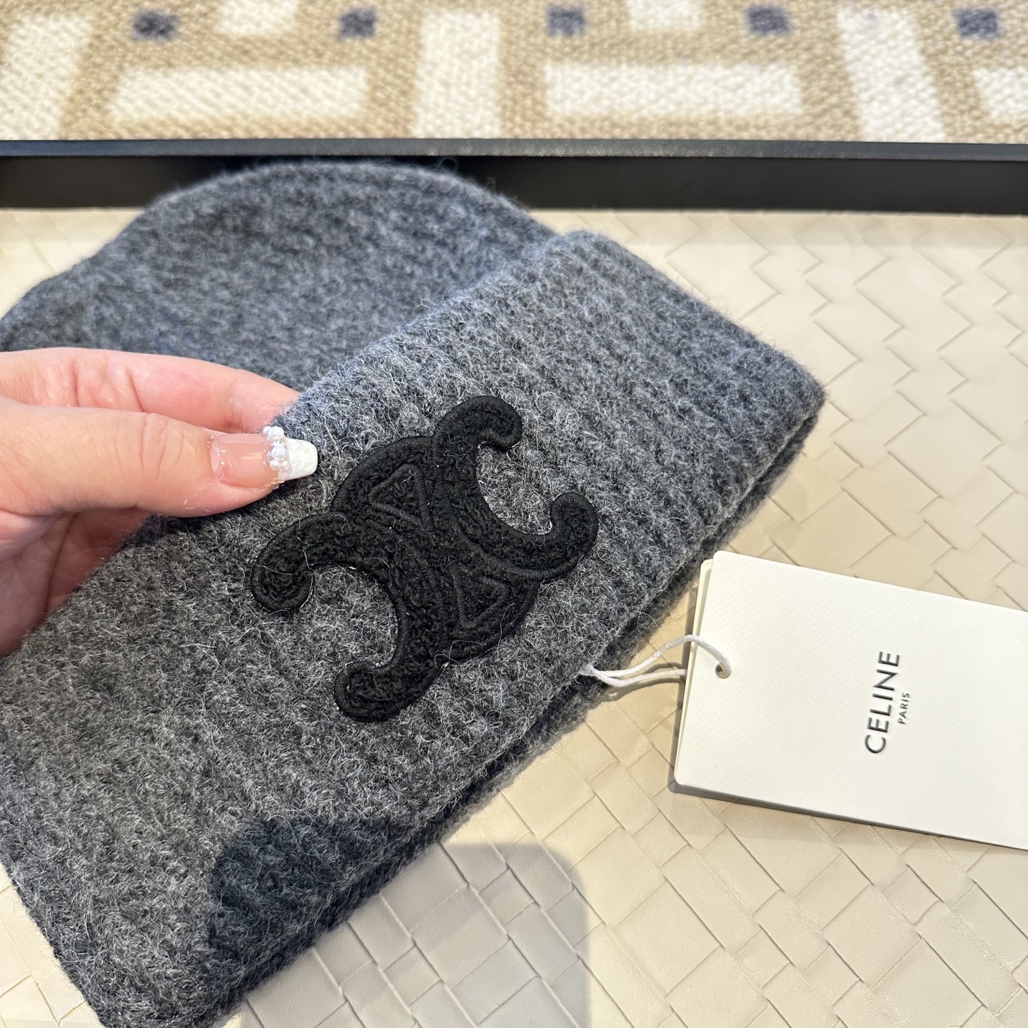 Celine 赛琳 2025秋冬新款毛线帽，男女款针织帽