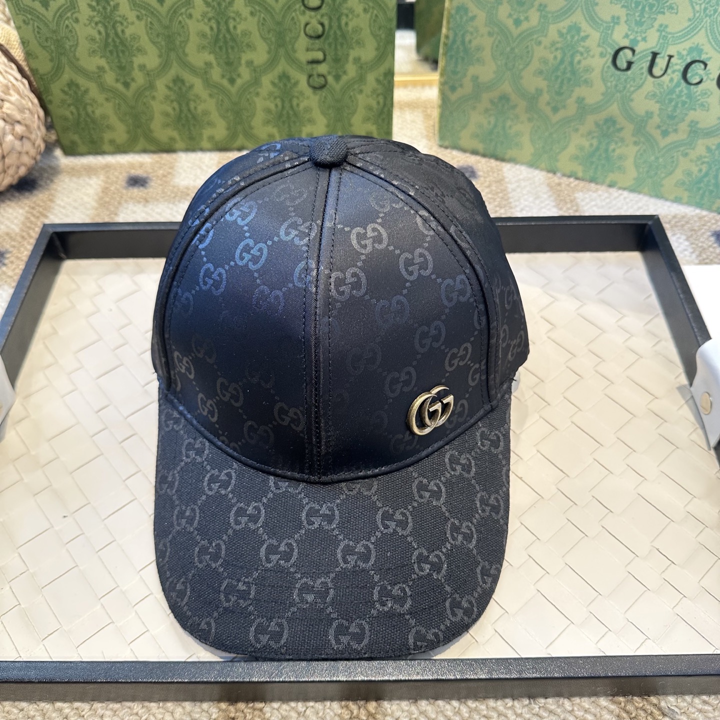 Gucci GUCCI古奇棒球帽 2026新款 工艺非常精美 高档 上档次 低调奢华，方便携带