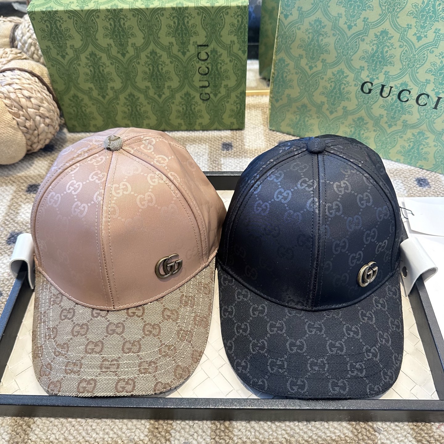 Gucci GUCCI古奇棒球帽 2026新款 工艺非常精美 高档 上档次 低调奢华，方便携带