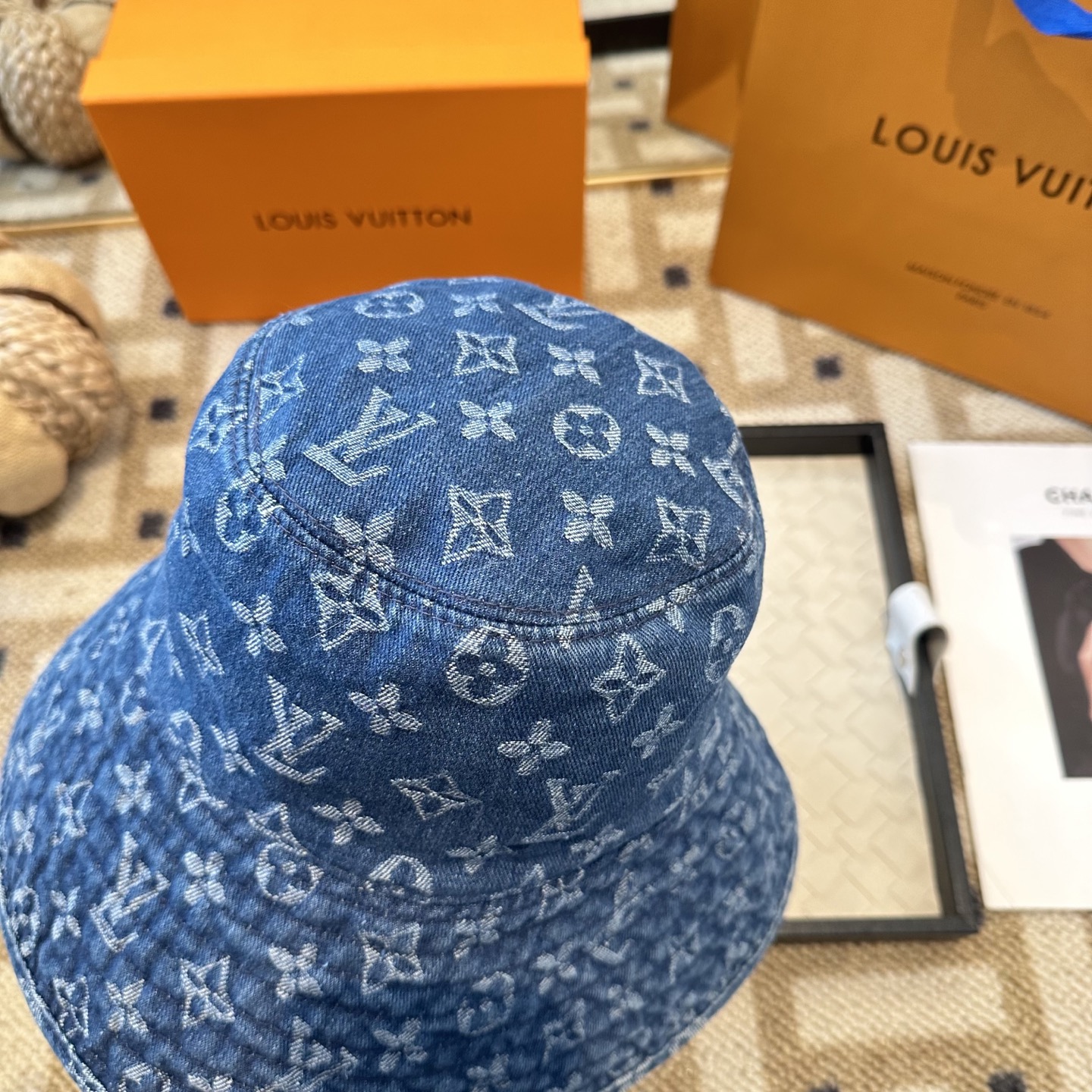 Lv路易威登2026新款可遮阳帽女透气渔夫帽度假旅游拍照时尚搭子