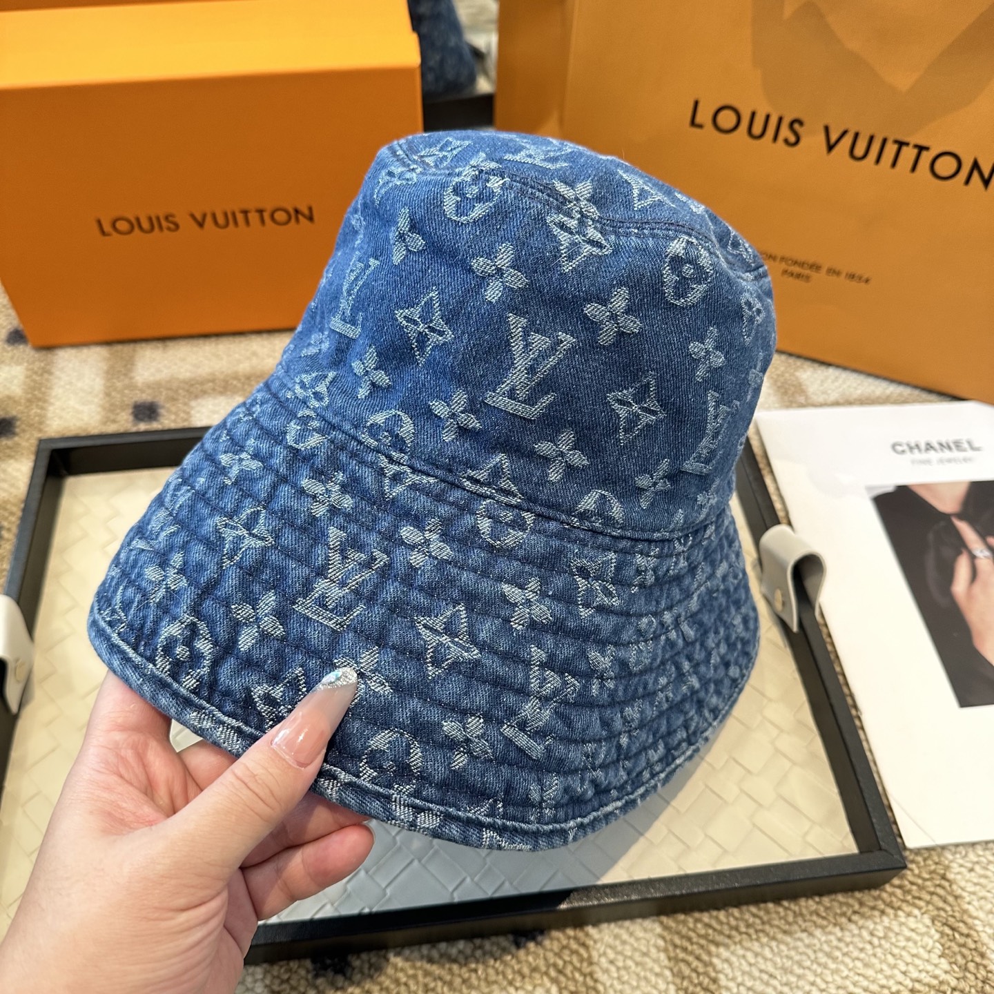 Louis Vuitton Lv路易威登2026新款可遮阳帽女透气渔夫帽