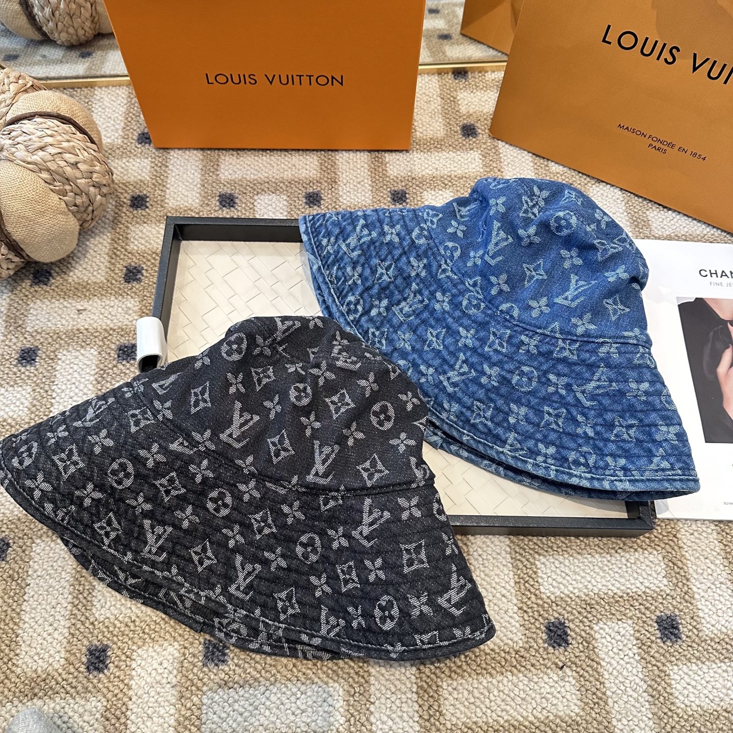 Louis Vuitton Lv路易威登2026新款可遮阳帽女透气渔夫帽