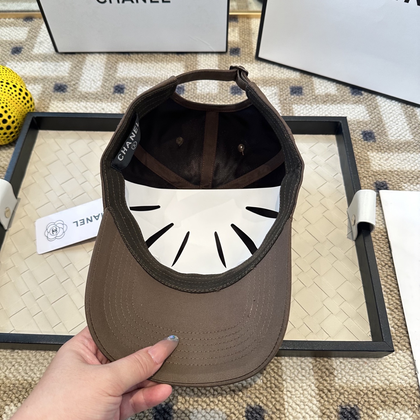 CHANEL香奈儿 新款简约刺绣logo棒球帽，新款出货，大牌款超好搭配，赶紧入手！