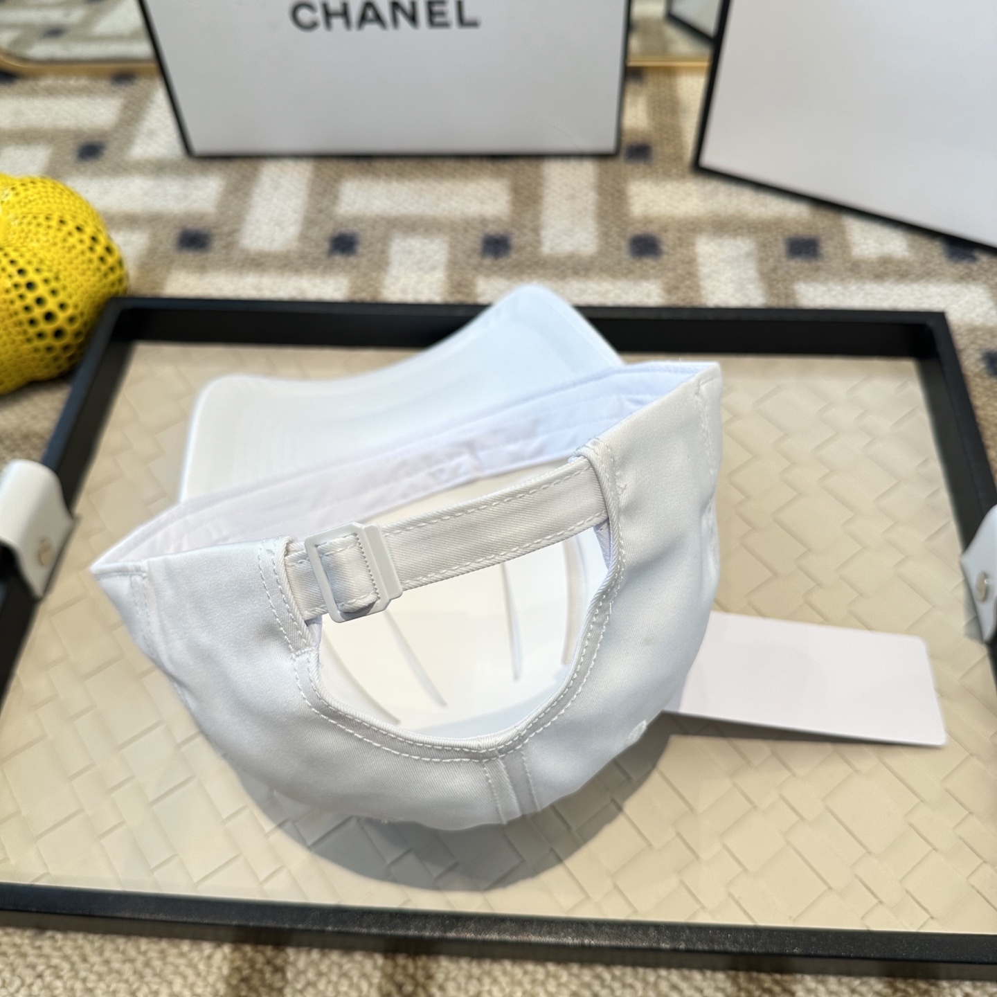 CHANEL香奈儿 新款简约刺绣logo棒球帽，新款出货，大牌款超好搭配，赶紧入手！