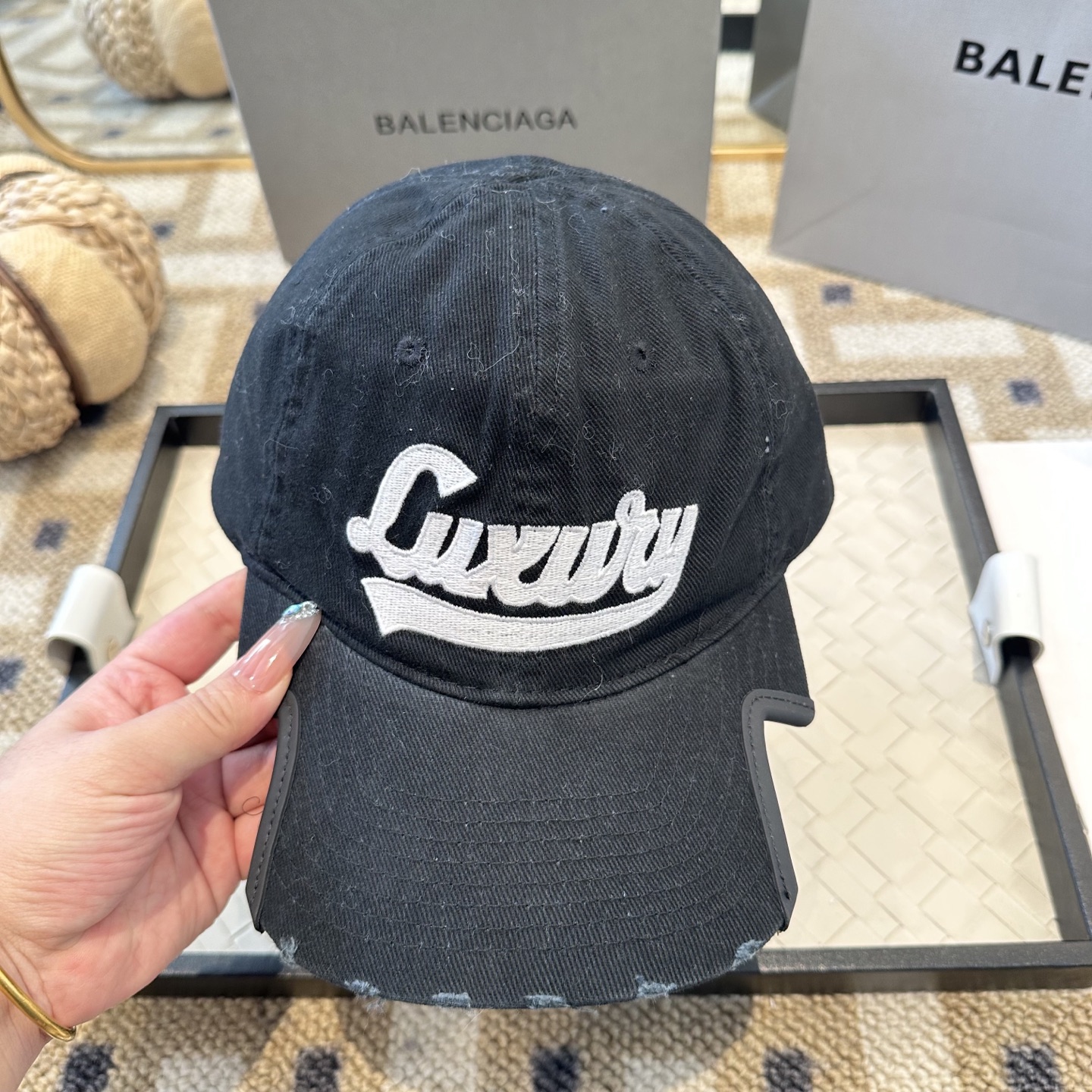 Balenciaga 新品Balenciaga 巴黎世家字母新款棒球帽