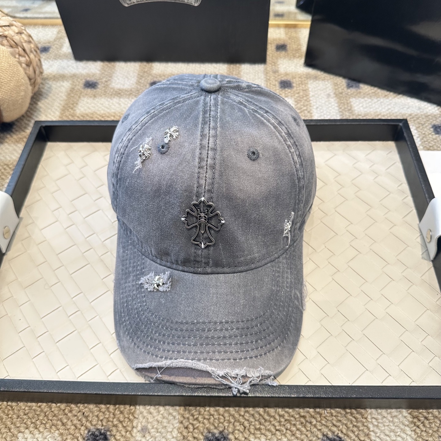 Chrome hearts 克罗心 新款十字架 高品质棒球帽，高端定制版！网红时尚博主同款！墙裂推荐！质