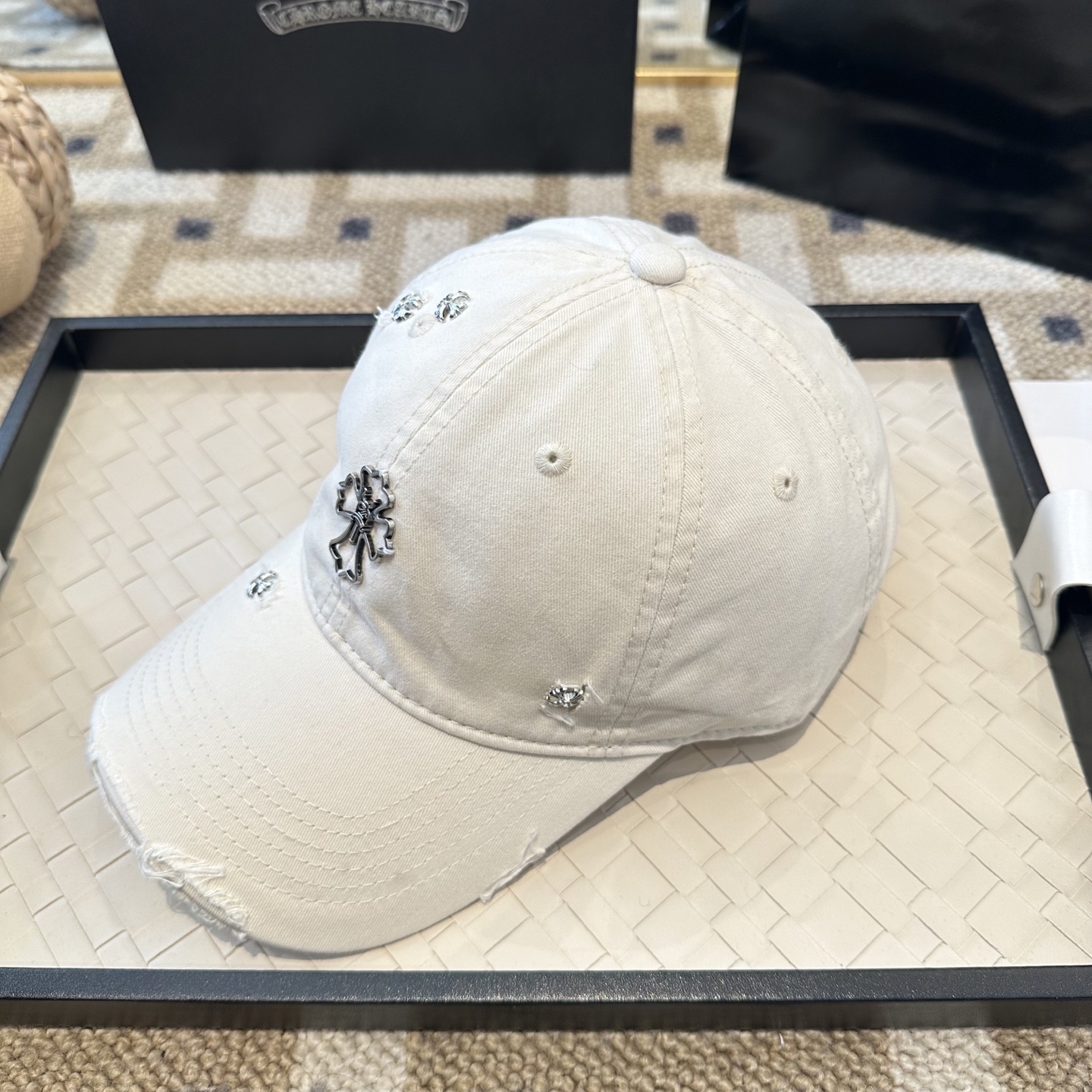 Chrome hearts 克罗心 新款十字架 高品质棒球帽，高端定制版！网红时尚博主同款！墙裂推荐！质