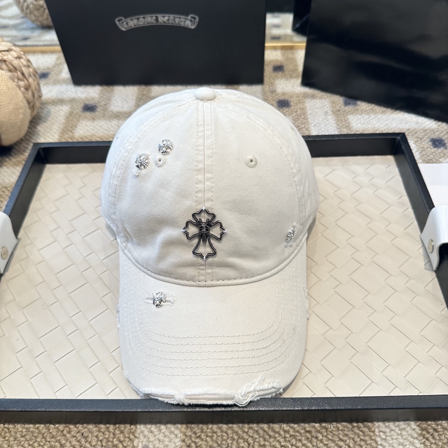 Chrome hearts 克罗心 新款十字架 高品质棒球帽，高端定制版！网红时尚博主同款！墙裂推荐！质