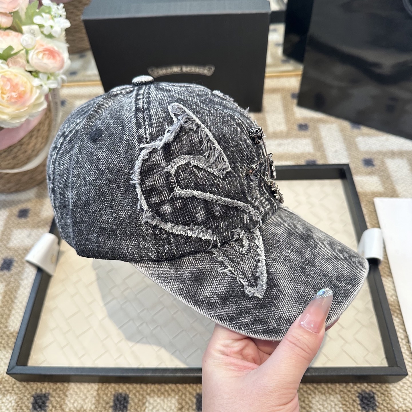 Chrome hearts 克罗心 新款十字架 高品质棒球帽，高端定制版！网红时尚博主同款！墙裂推荐！质