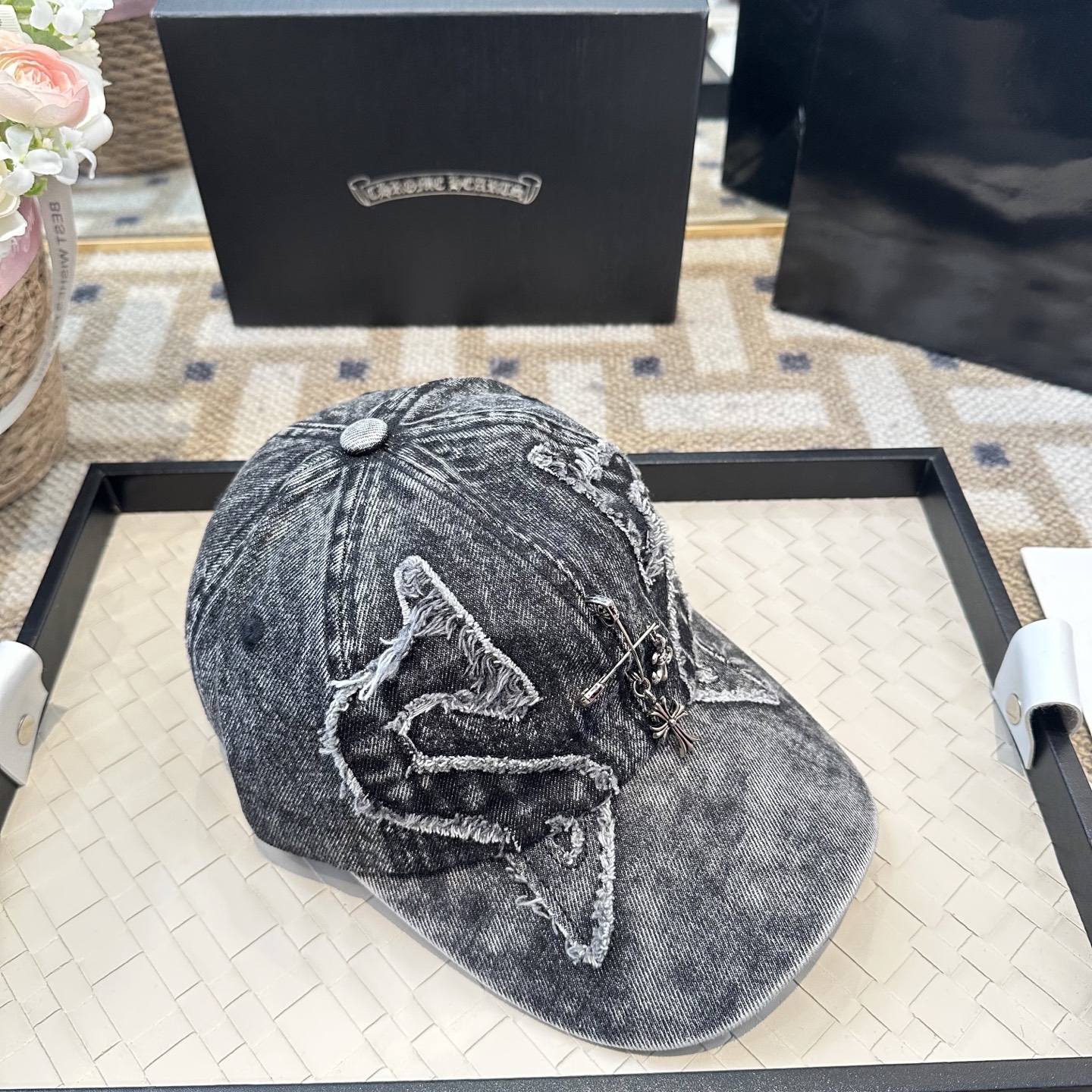 Chrome hearts 克罗心 新款十字架 高品质棒球帽，高端定制版！网红时尚博主同款！墙裂推荐！质