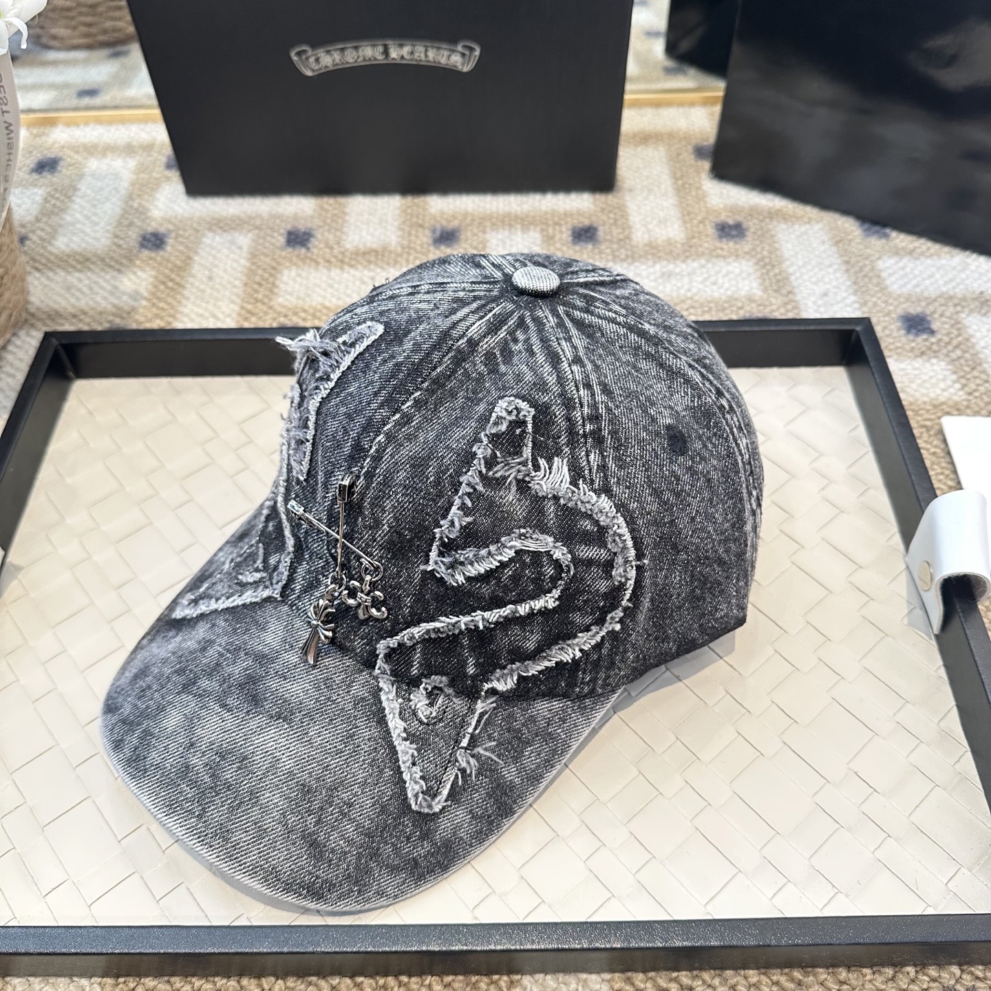Chrome hearts 克罗心 新款十字架 高品质棒球帽，高端定制版！网红时尚博主同款！墙裂推荐！质