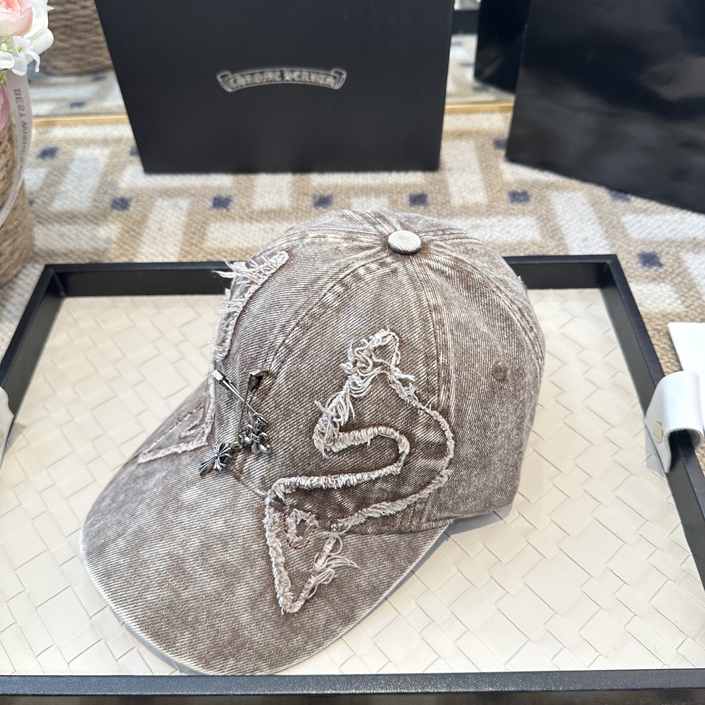 Chrome hearts 克罗心 新款十字架 高品质棒球帽，高端定制版！网红时尚博主同款！墙裂推荐！质