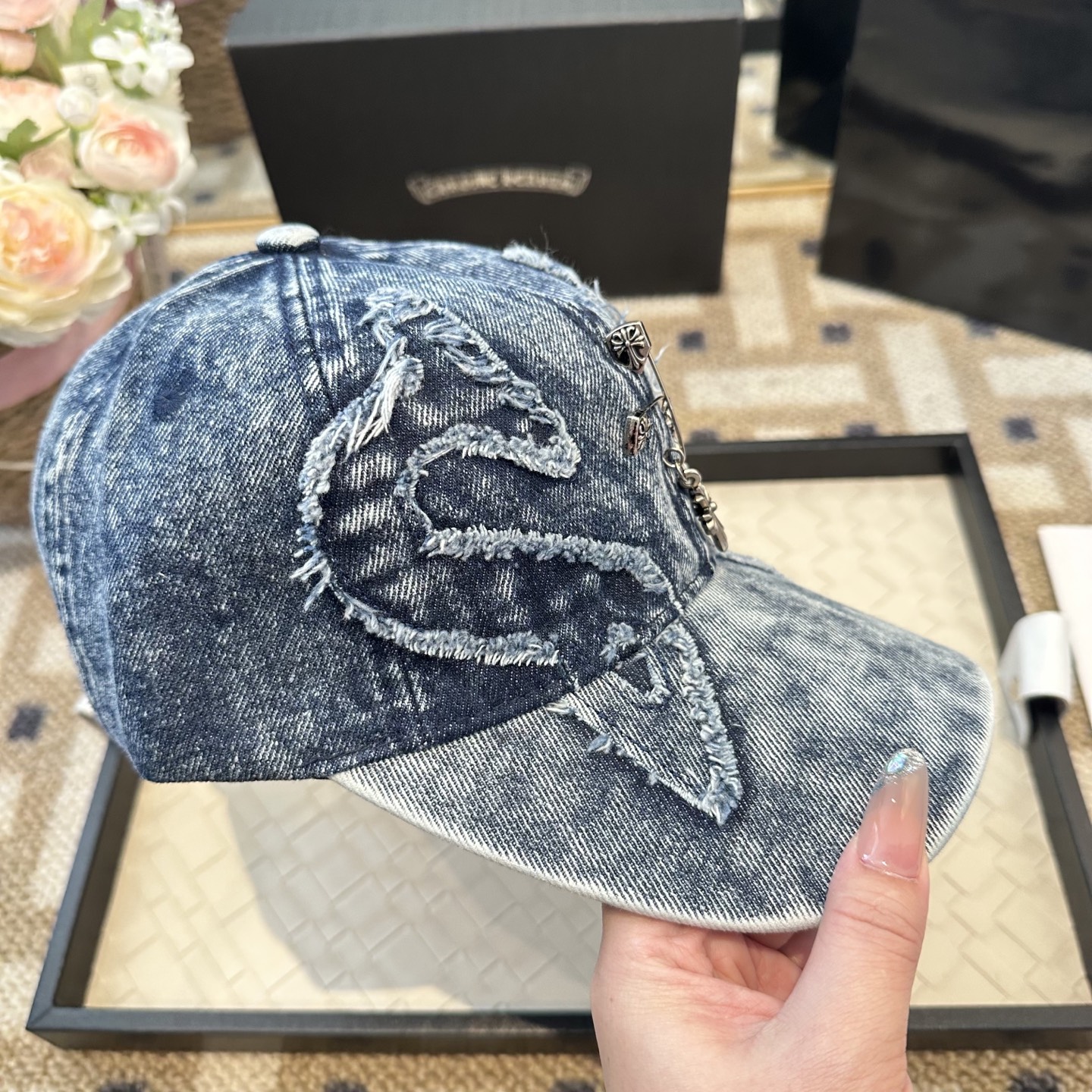 Chrome hearts 克罗心 新款十字架 高品质棒球帽，高端定制版！网红时尚博主同款！墙裂推荐！质