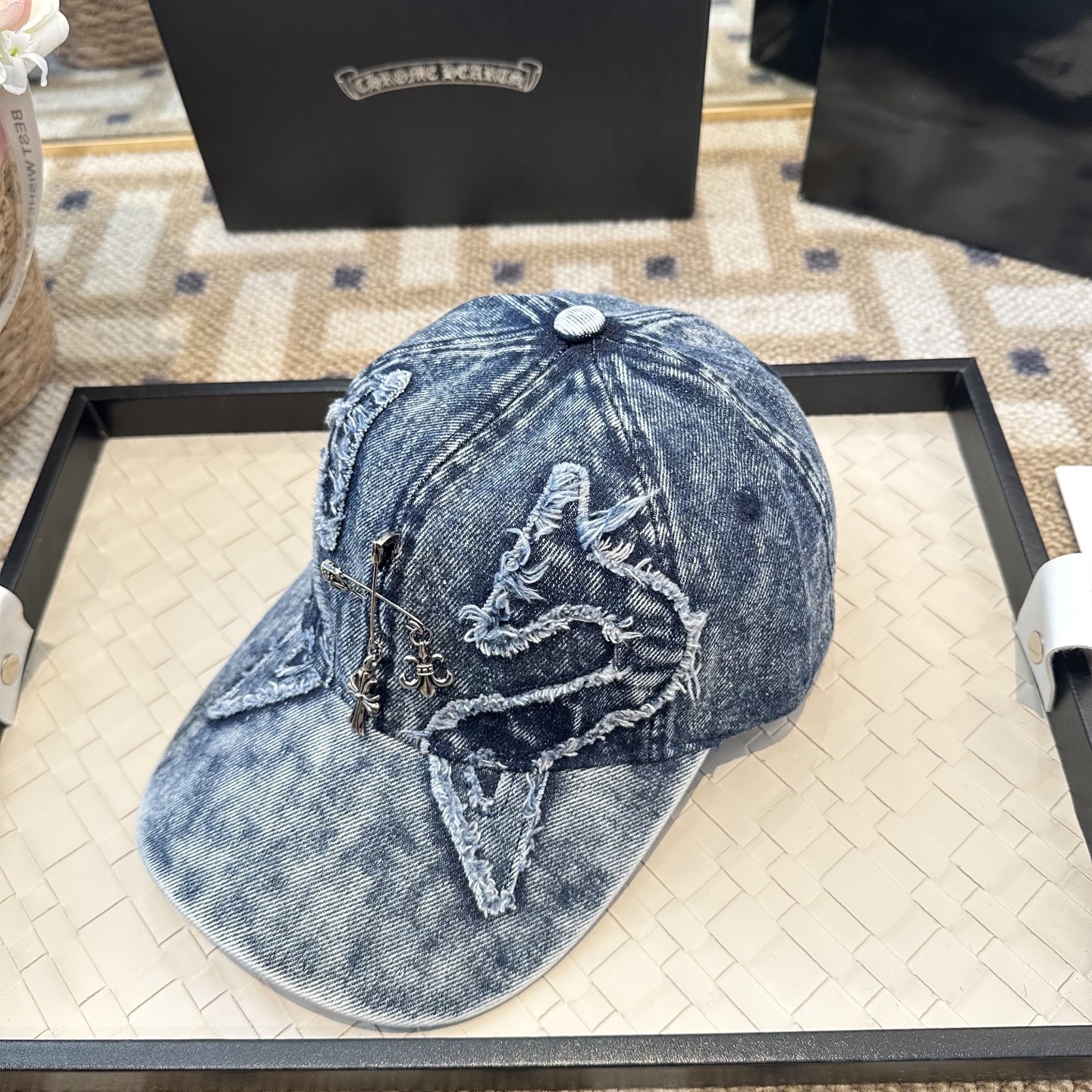 Chrome hearts 克罗心 新款十字架 高品质棒球帽，高端定制版！网红时尚博主同款！墙裂推荐！质