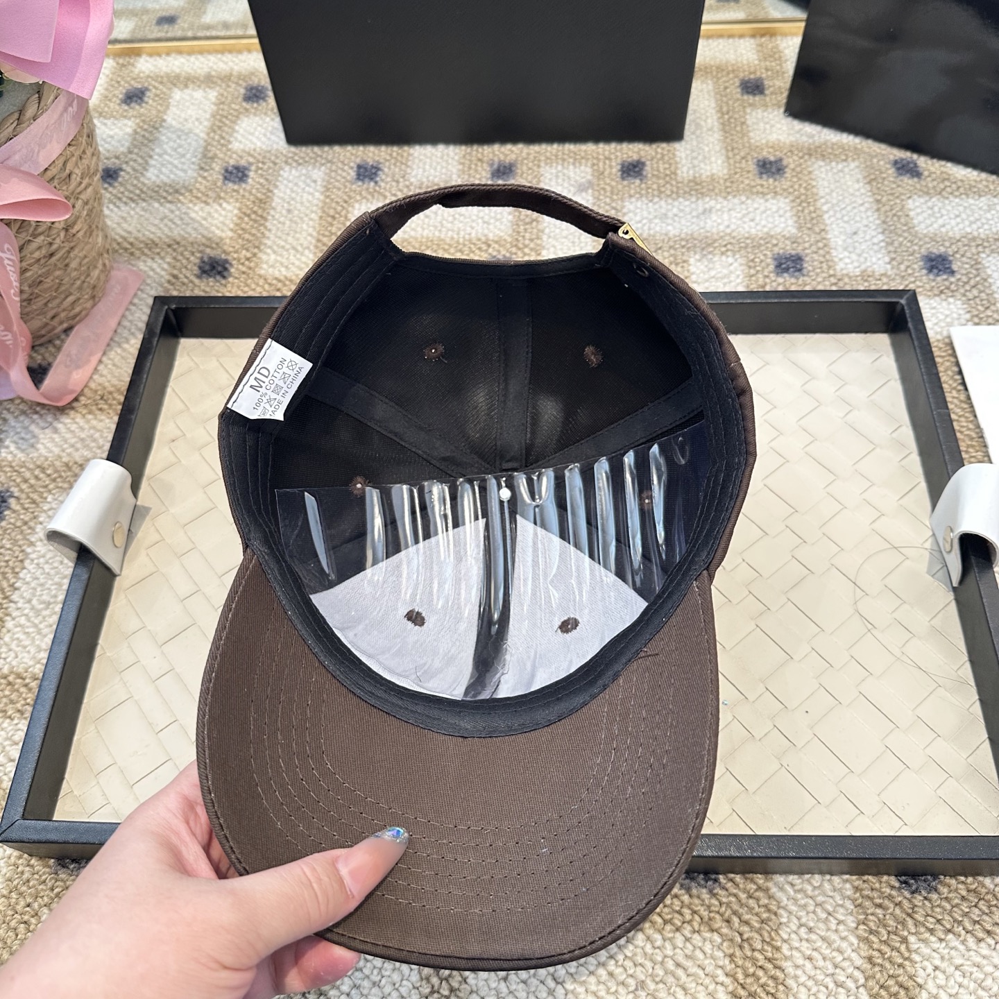 Alo 🔥爆款 新款棒球帽定制面料，简约时尚更透气，超火爆现货秒发