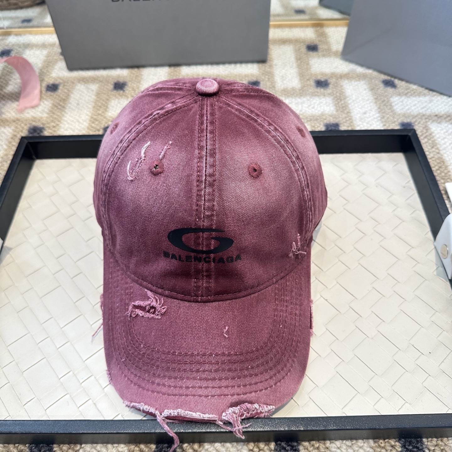 新品Balenciaga 巴黎世家字母新款棒球帽现货秒发🧢简约时尚超级无敌好看的帽子！情侣款！