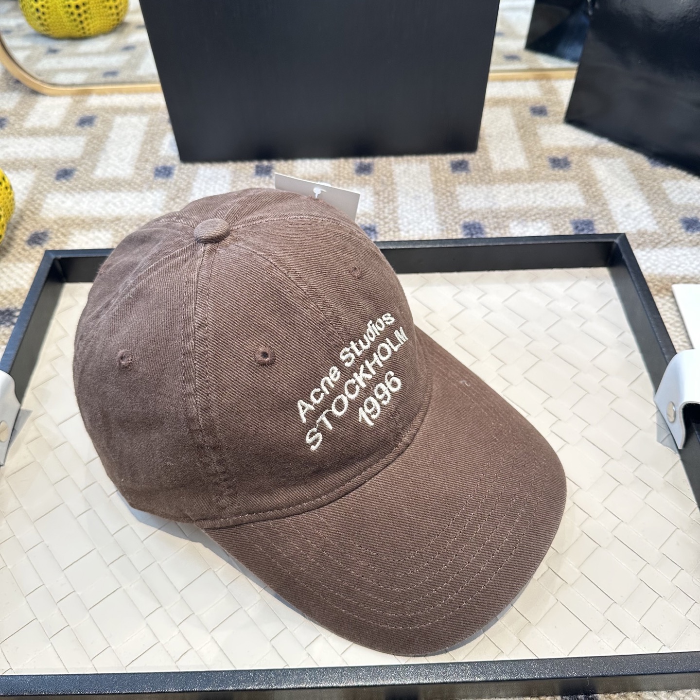 ACNE 潮牌棒球帽 简单休闲风的棒球帽 减龄百搭 适配度很高！简单随性~出街拍照拗造型非常加分~男女同