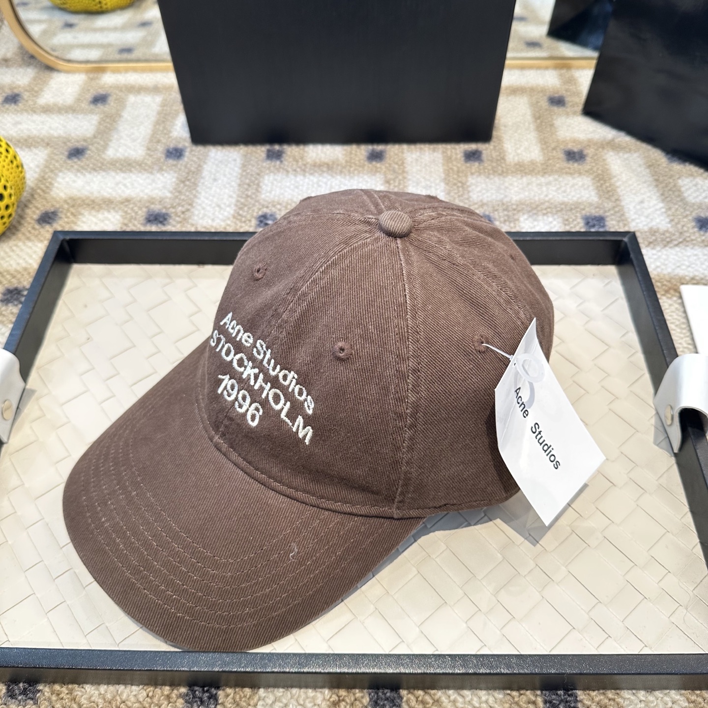 ACNE 潮牌棒球帽 简单休闲风的棒球帽 减龄百搭 适配度很高！简单随性~出街拍照拗造型非常加分~男女同