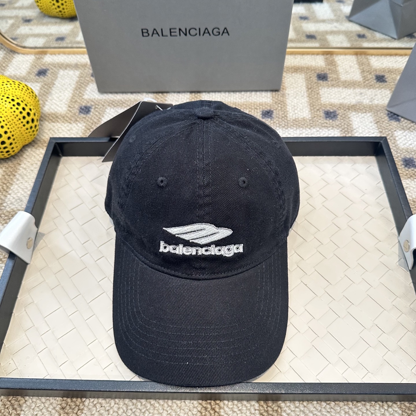 新品Balenciaga 巴黎世家字母新款棒球帽现货秒发🧢简约时尚超级无敌好看的帽子！情侣款！