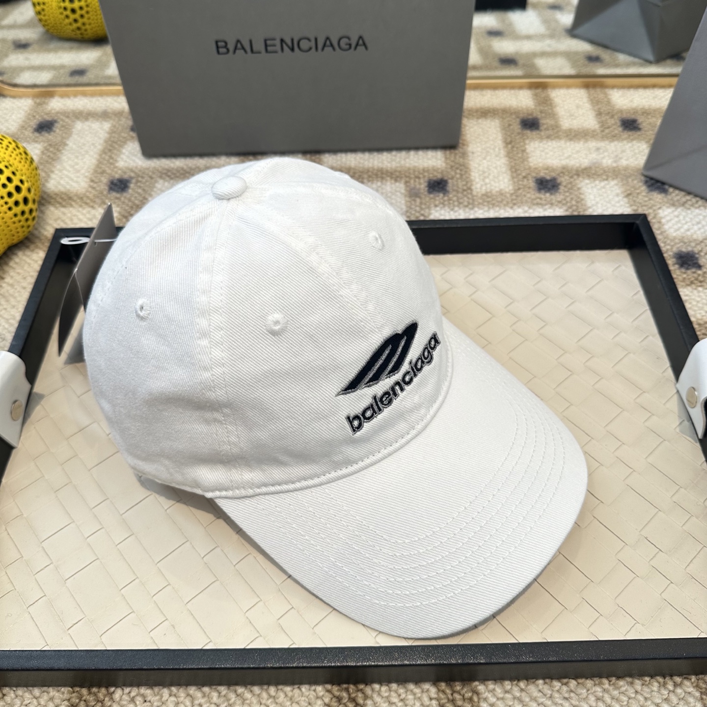 新品Balenciaga 巴黎世家字母新款棒球帽现货秒发🧢简约时尚超级无敌好看的帽子！情侣款！