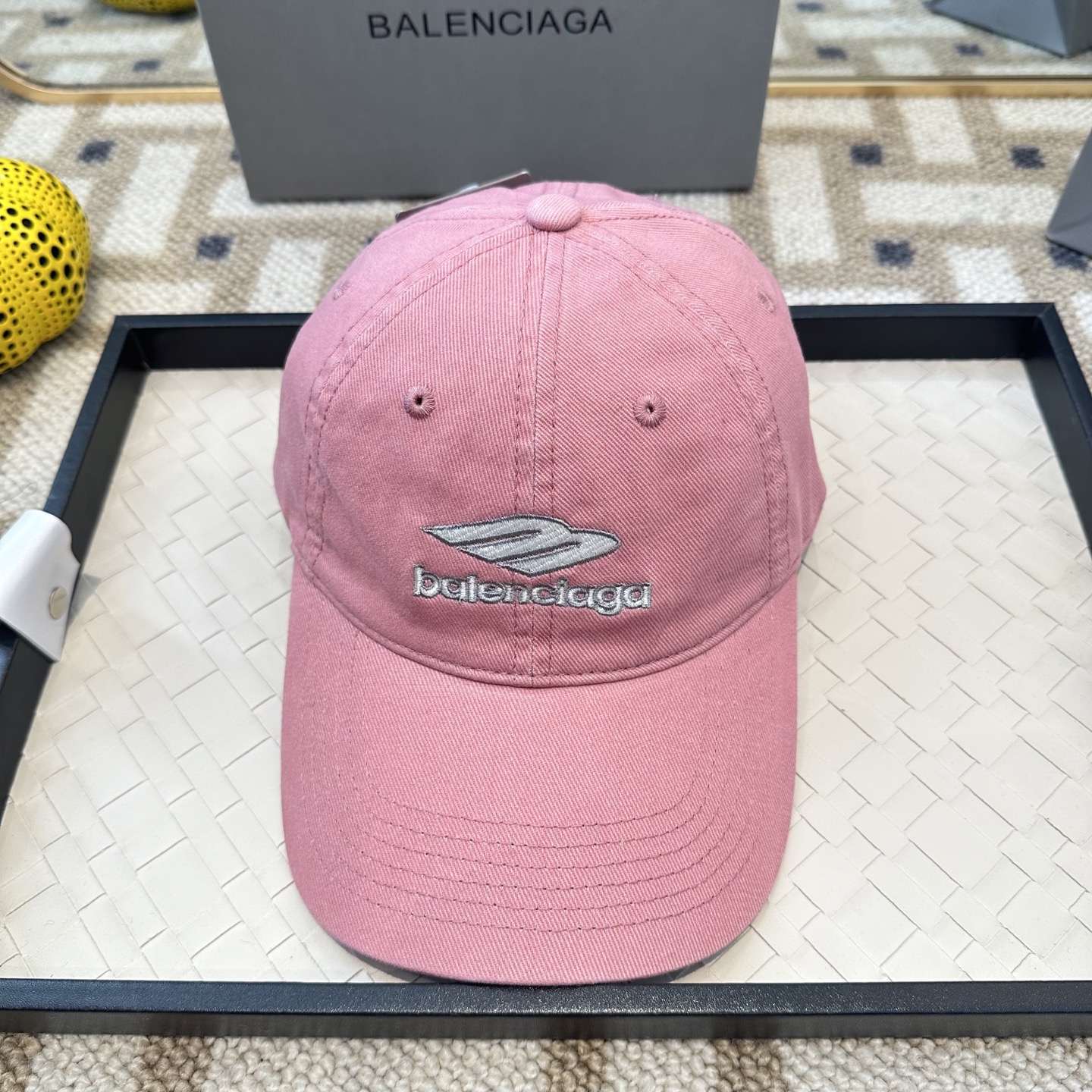 新品Balenciaga 巴黎世家字母新款棒球帽现货秒发🧢简约时尚超级无敌好看的帽子！情侣款！