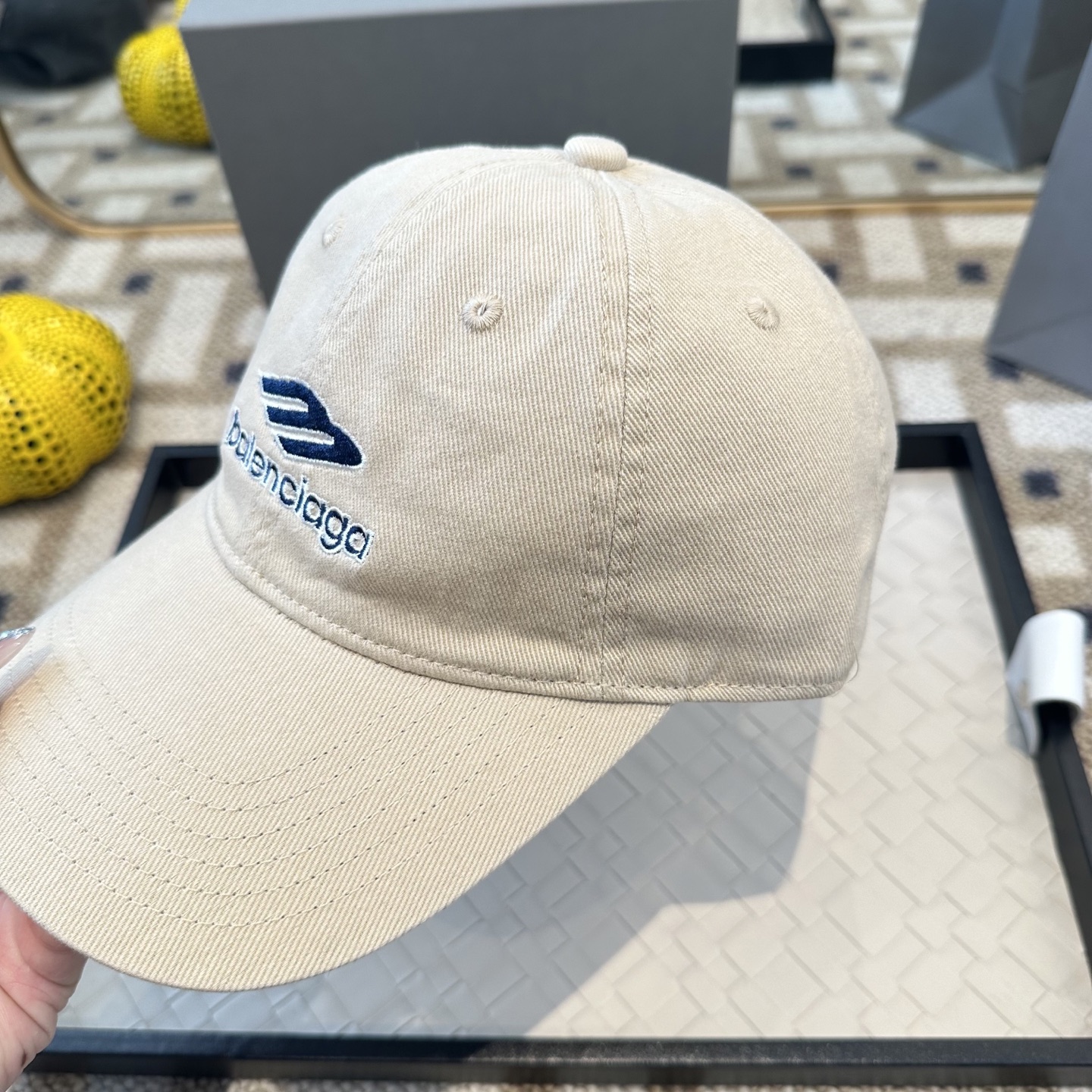 新品Balenciaga 巴黎世家字母新款棒球帽现货秒发🧢简约时尚超级无敌好看的帽子！情侣款！