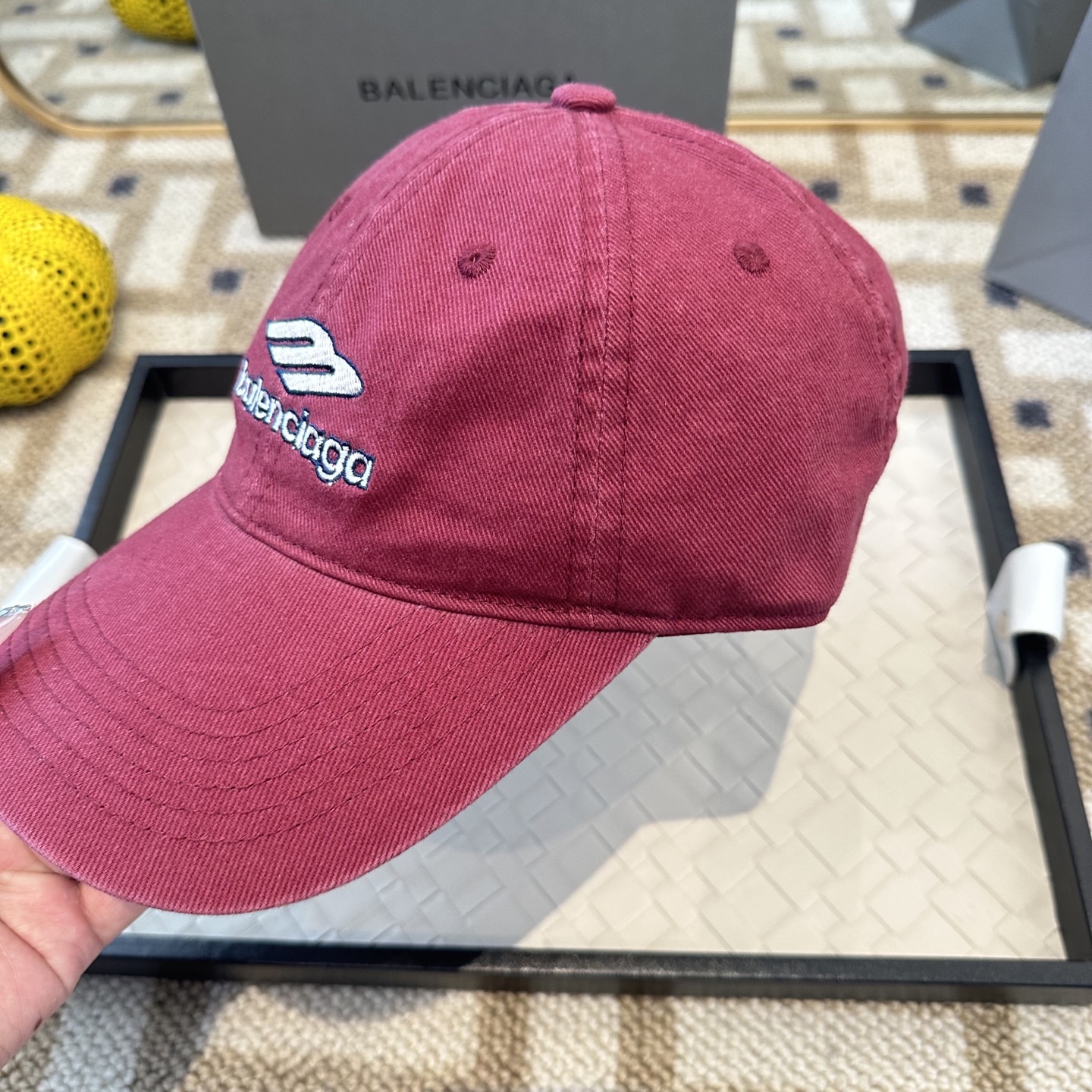 新品Balenciaga 巴黎世家字母新款棒球帽现货秒发🧢简约时尚超级无敌好看的帽子！情侣款！
