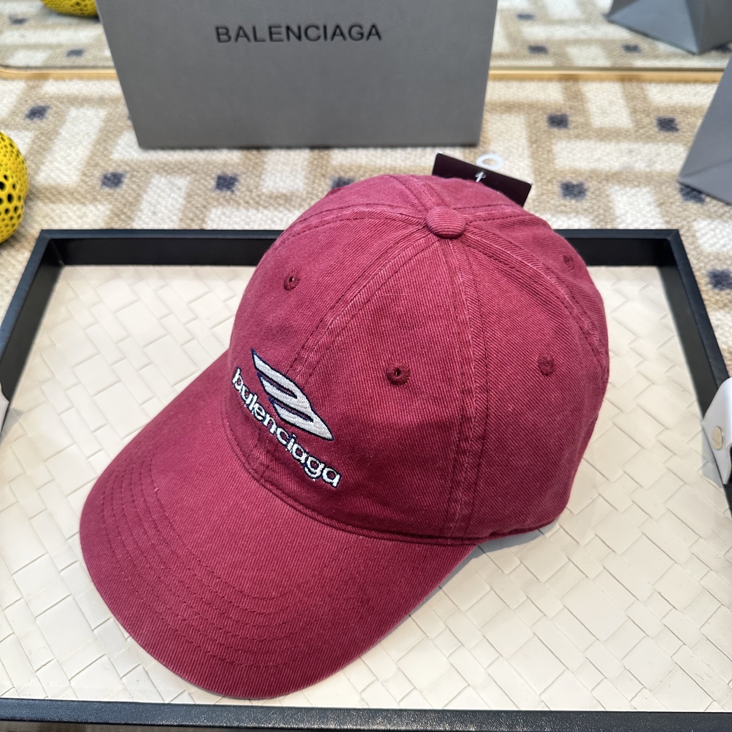 新品Balenciaga 巴黎世家字母新款棒球帽现货秒发🧢简约时尚超级无敌好看的帽子！情侣款！