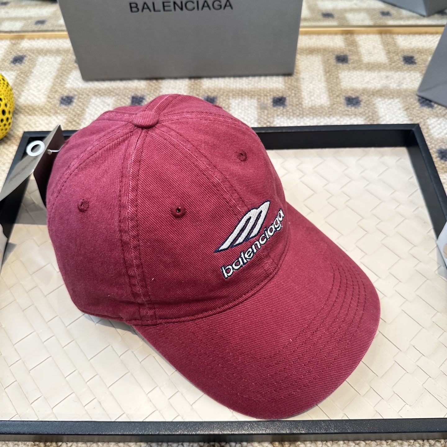 新品Balenciaga 巴黎世家字母新款棒球帽现货秒发🧢简约时尚超级无敌好看的帽子！情侣款！