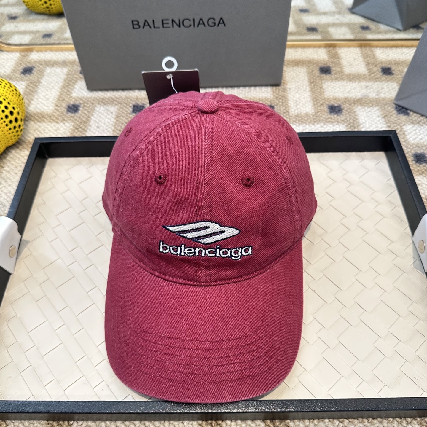 新品Balenciaga 巴黎世家字母新款棒球帽现货秒发🧢简约时尚超级无敌好看的帽子！情侣款！