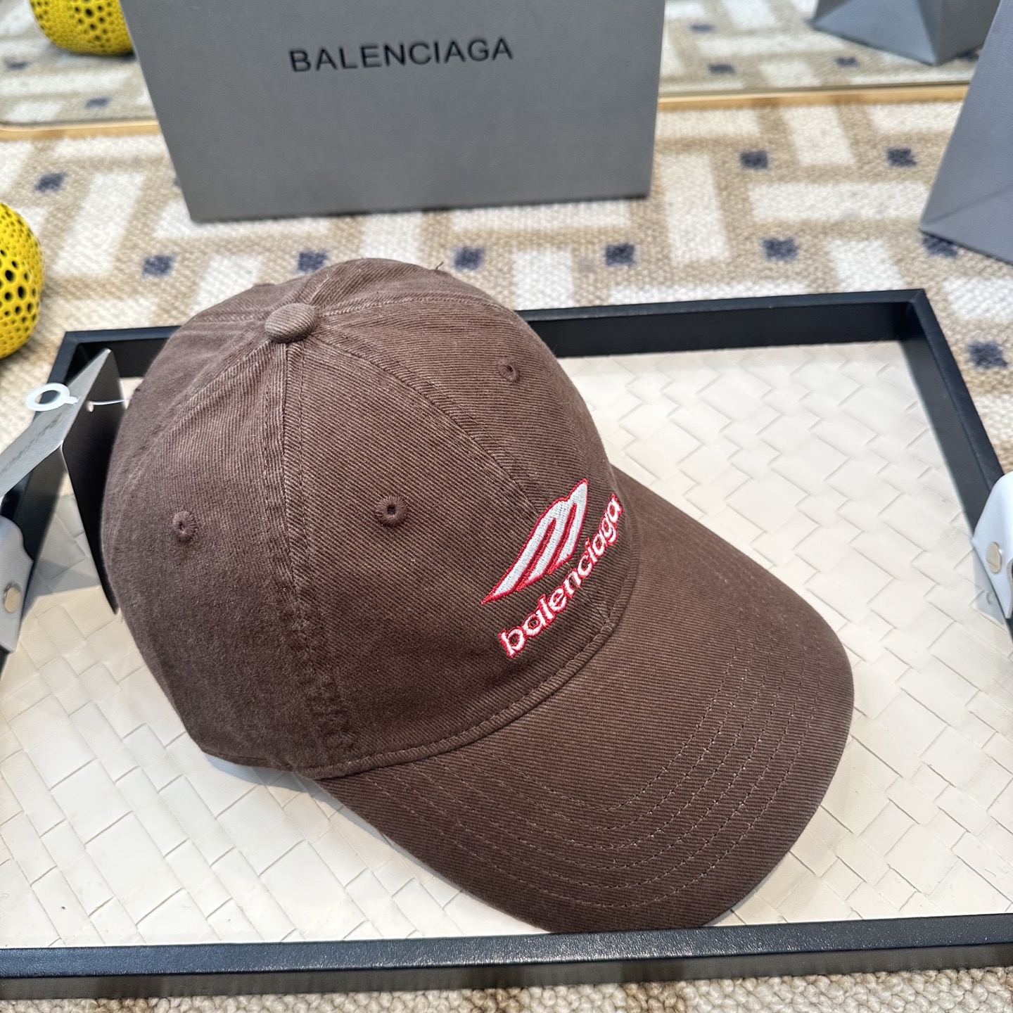 新品Balenciaga 巴黎世家字母新款棒球帽现货秒发🧢简约时尚超级无敌好看的帽子！情侣款！