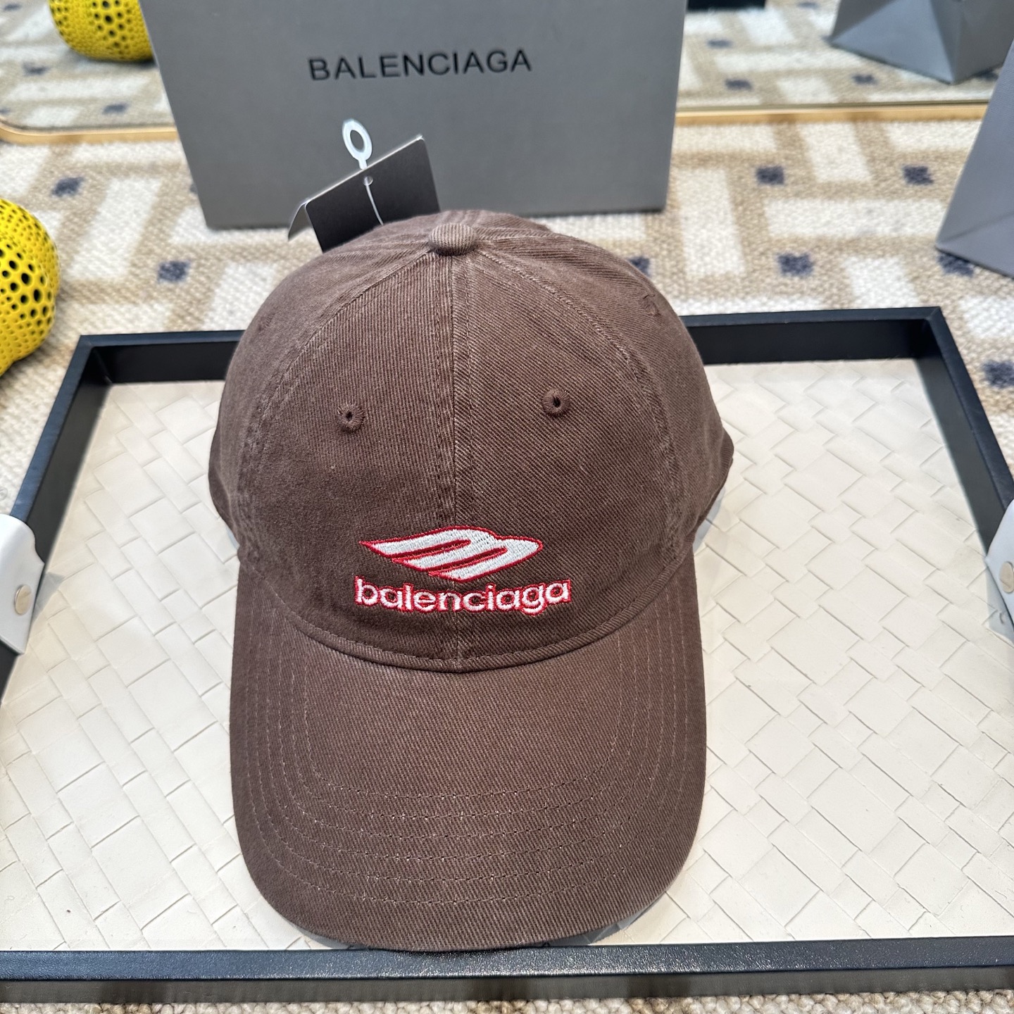 新品Balenciaga 巴黎世家字母新款棒球帽现货秒发🧢简约时尚超级无敌好看的帽子！情侣款！