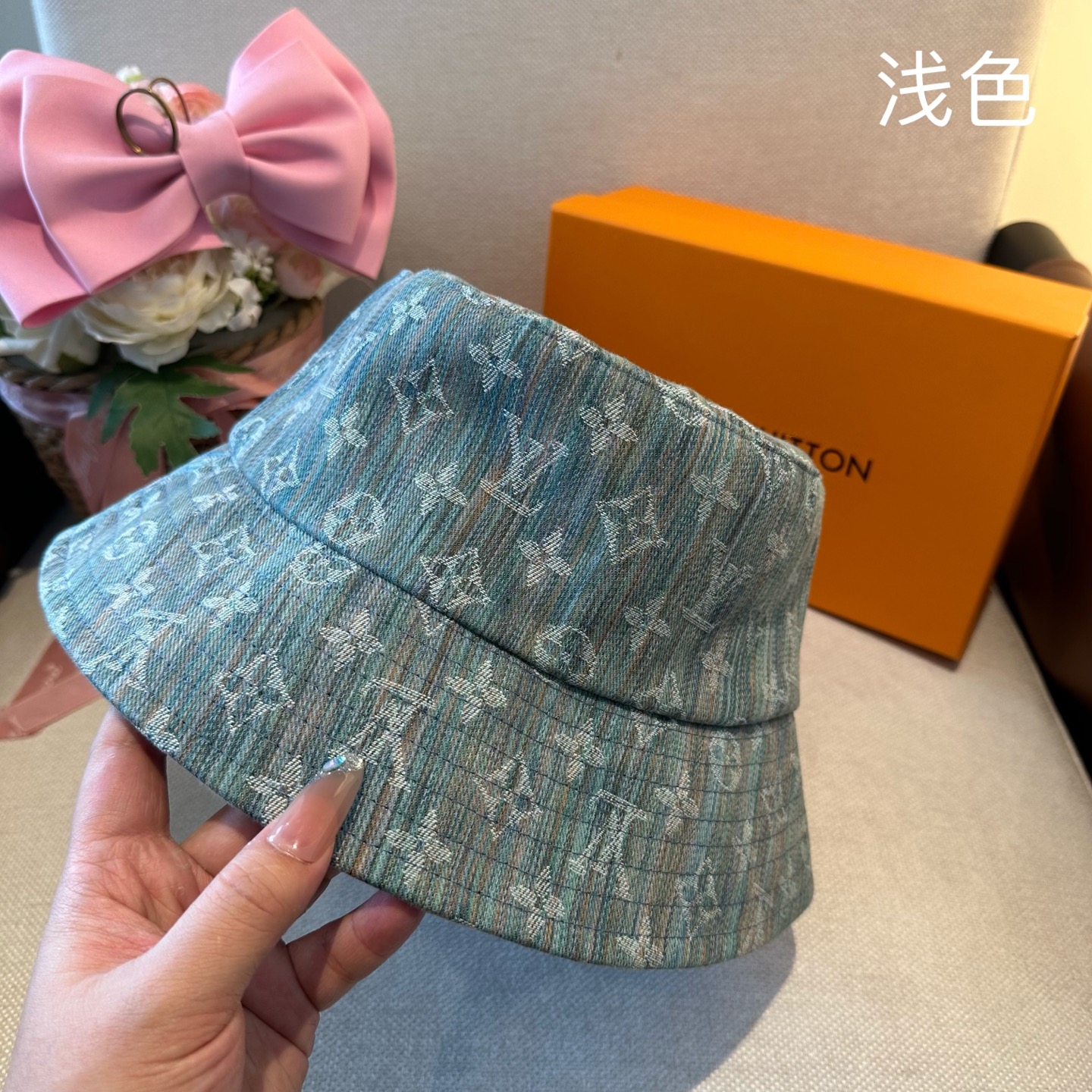 Louis Vuitton Lv路易威登2026新款可遮阳帽女透气渔夫帽
