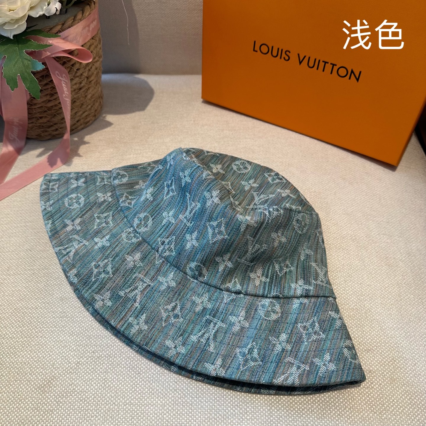 Lv路易威登2026新款可遮阳帽女透气渔夫帽度假旅游拍照时尚搭子