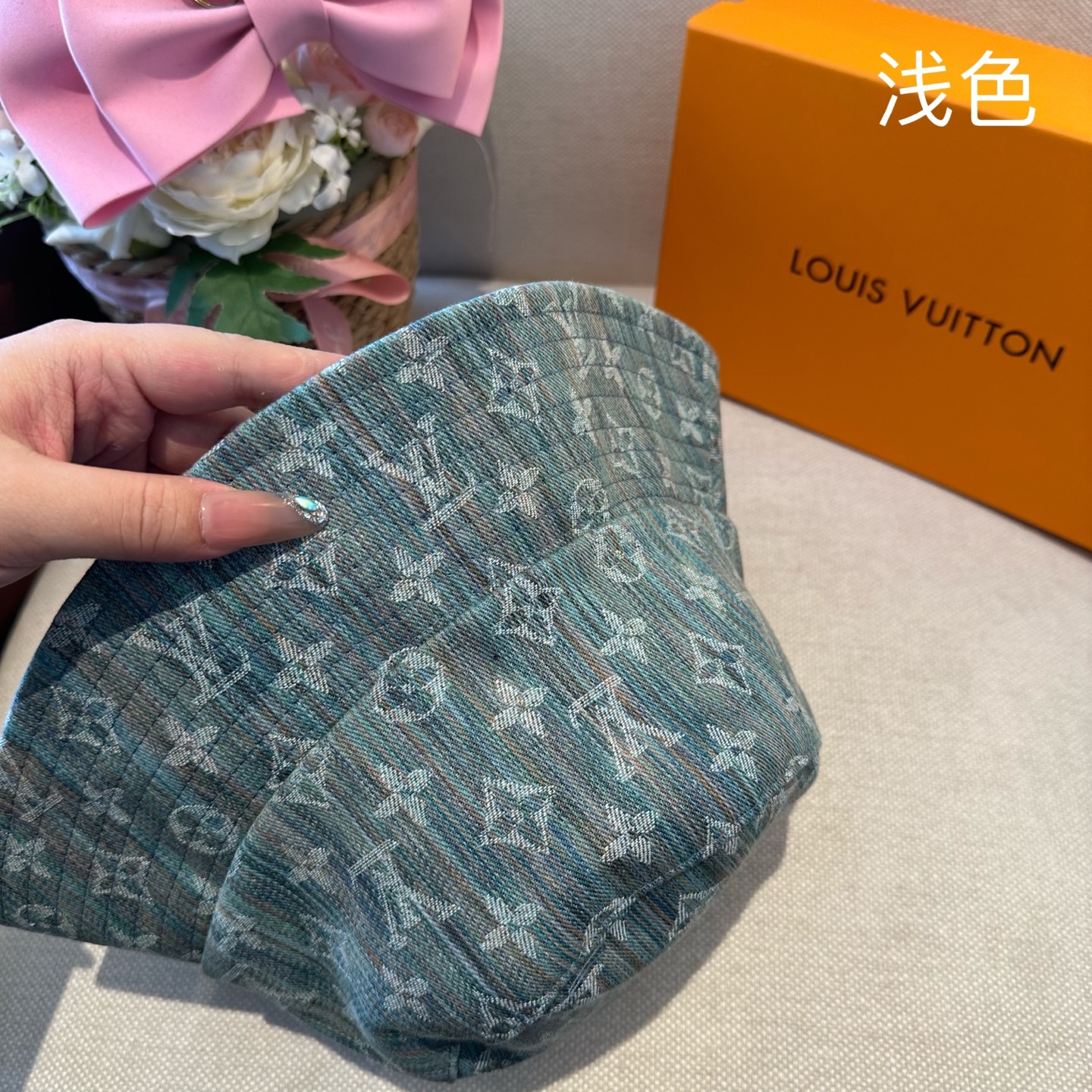 Lv路易威登2026新款可遮阳帽女透气渔夫帽度假旅游拍照时尚搭子