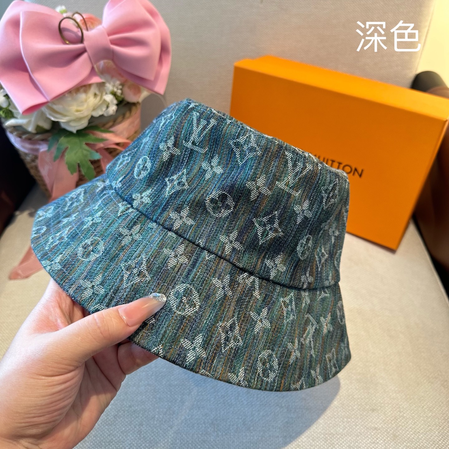 Louis Vuitton Lv路易威登2026新款可遮阳帽女透气渔夫帽