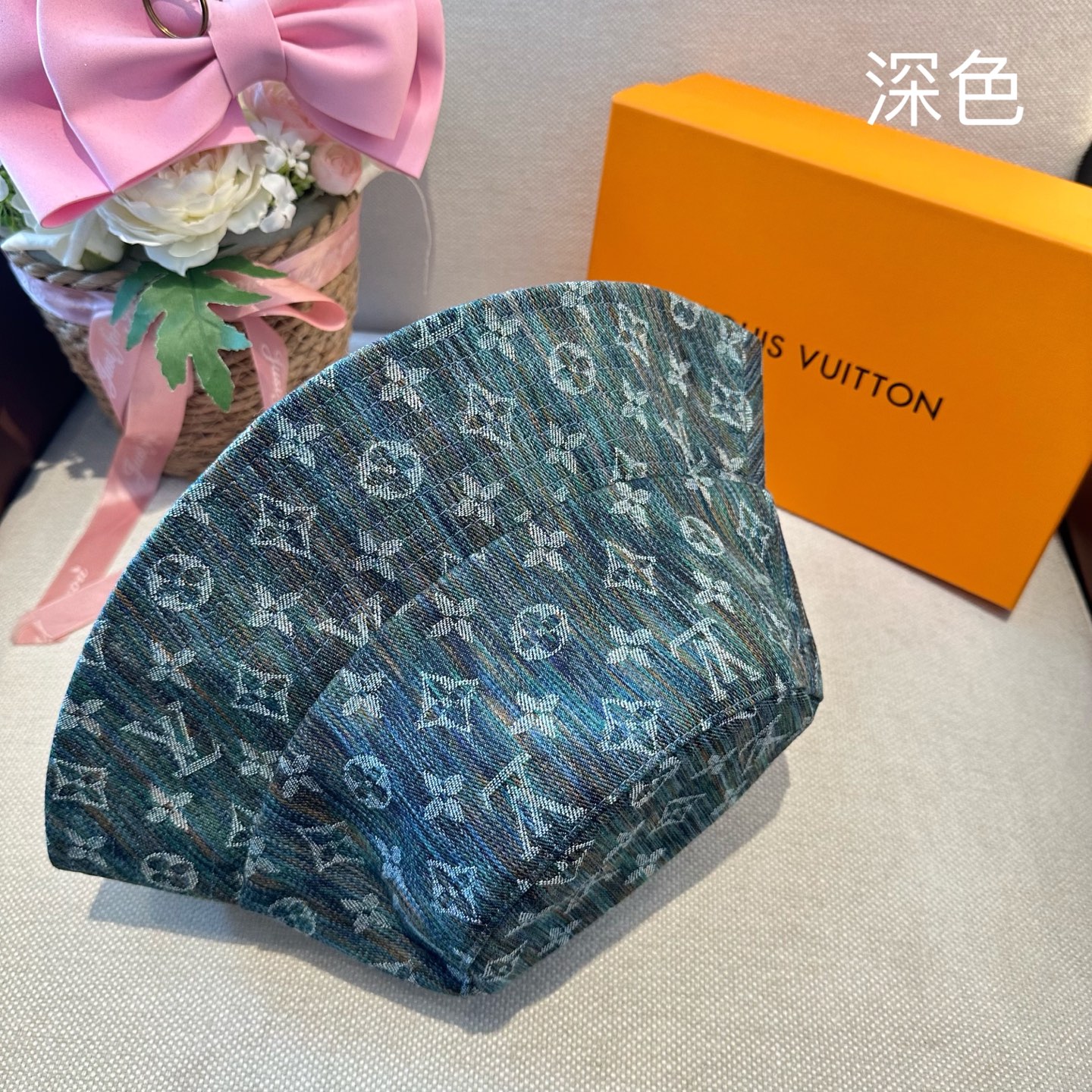 Lv路易威登2026新款可遮阳帽女透气渔夫帽度假旅游拍照时尚搭子