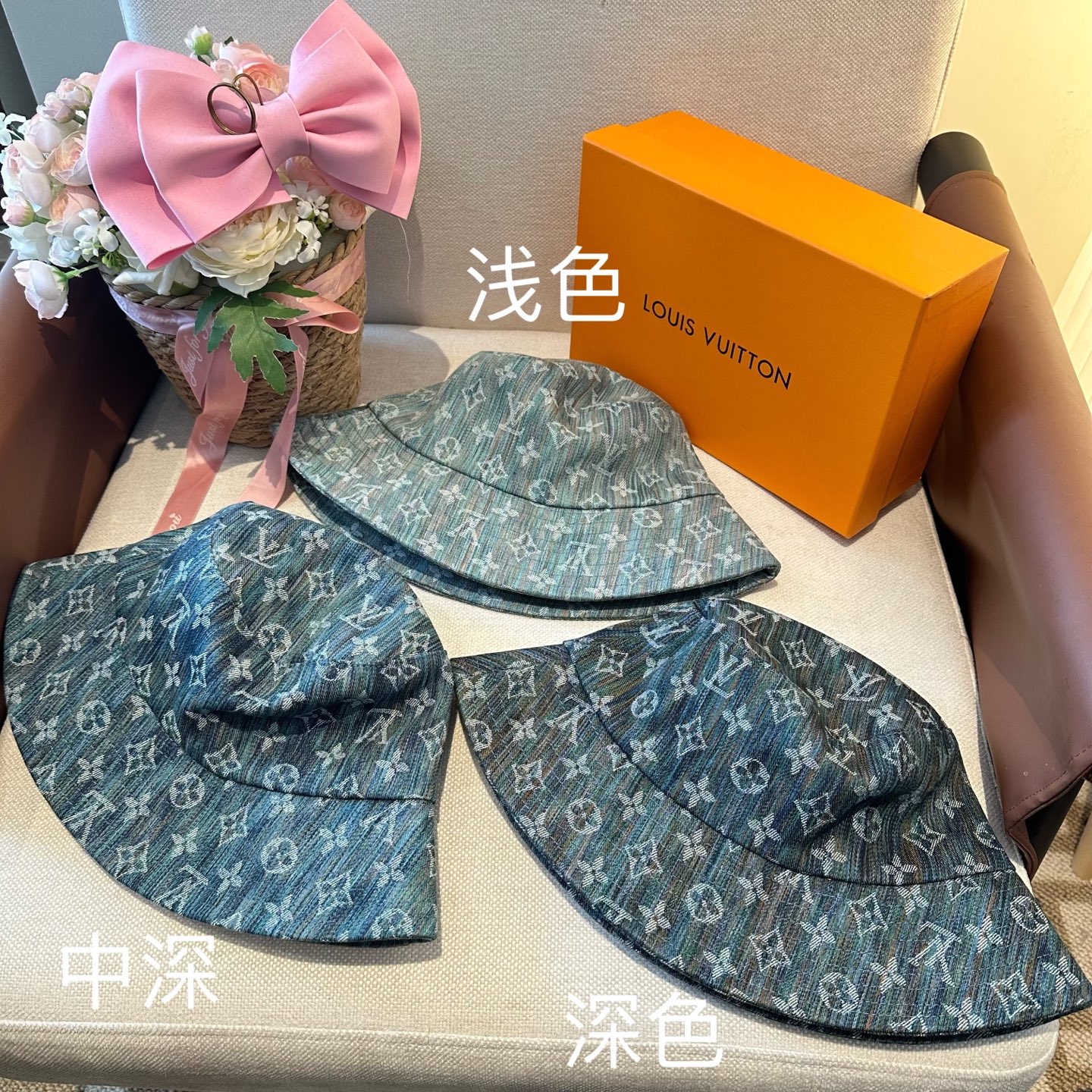 Louis Vuitton Lv路易威登2026新款可遮阳帽女透气渔夫帽