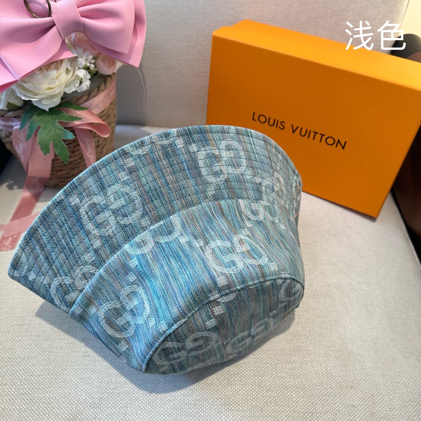 Gucci GUCCI古奇 2026新款可遮阳帽女透气渔夫帽