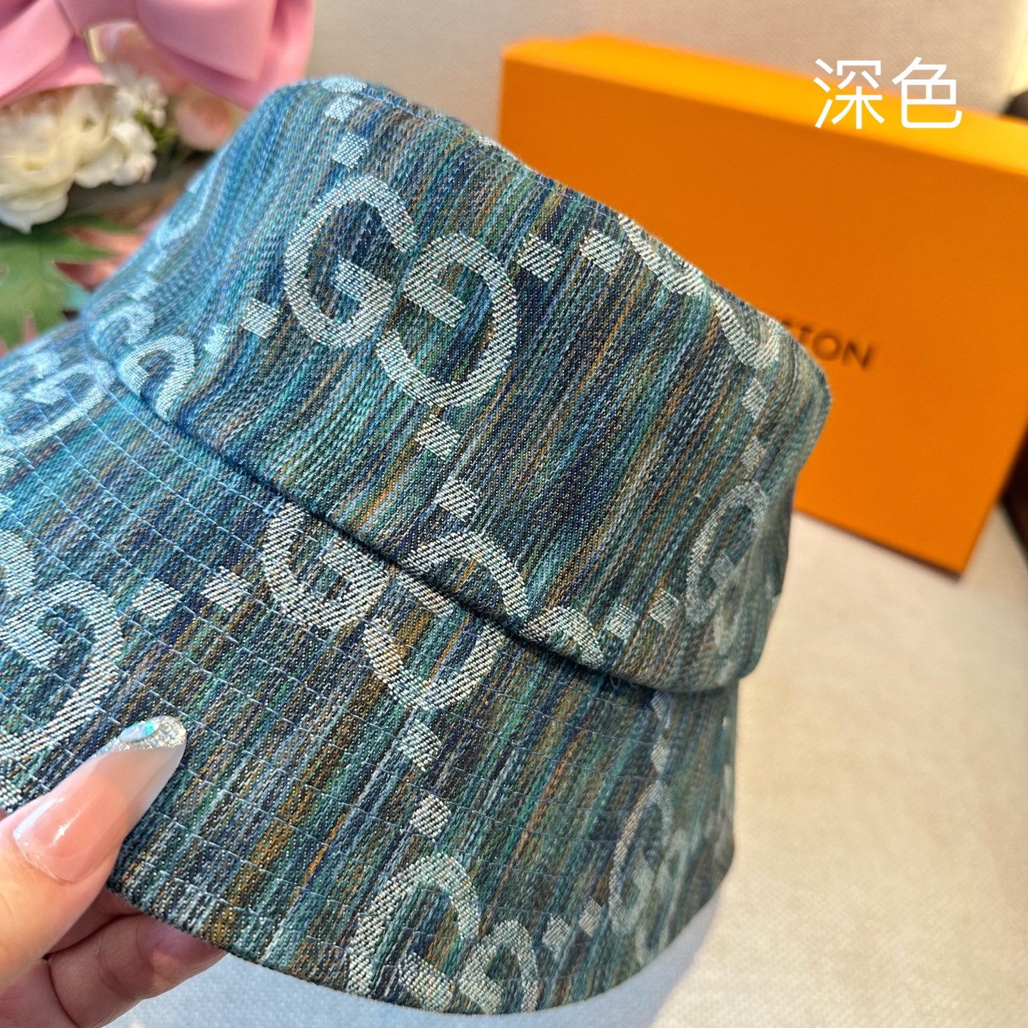 Gucci GUCCI古奇 2026新款可遮阳帽女透气渔夫帽