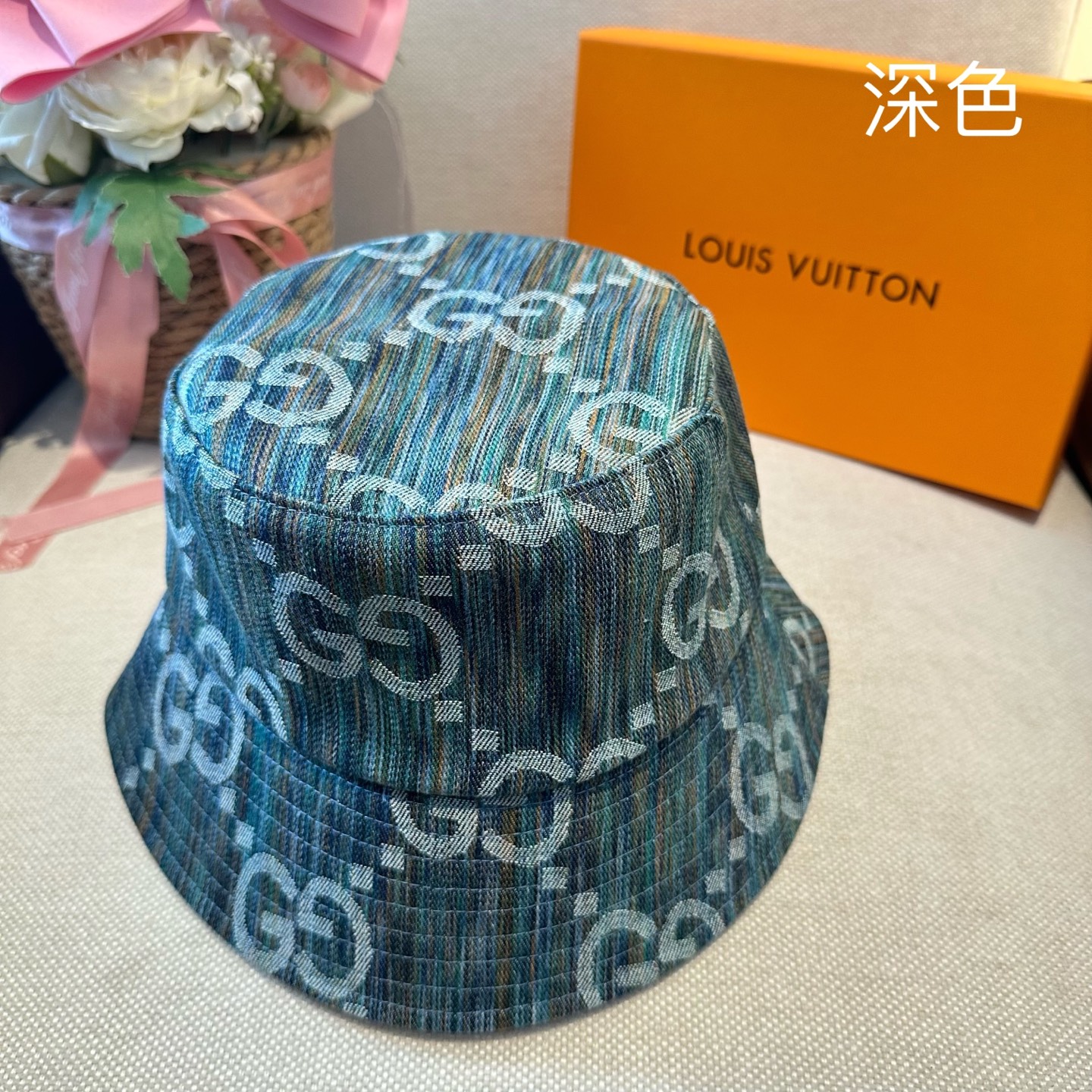Gucci GUCCI古奇 2026新款可遮阳帽女透气渔夫帽