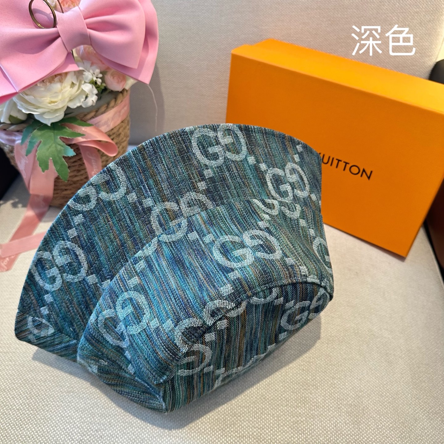 Gucci GUCCI古奇 2026新款可遮阳帽女透气渔夫帽