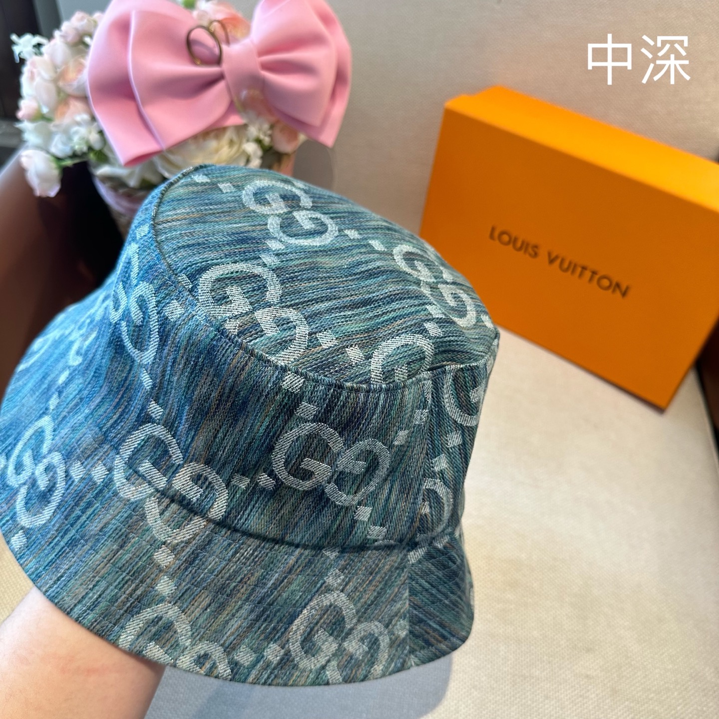 Gucci GUCCI古奇 2026新款可遮阳帽女透气渔夫帽