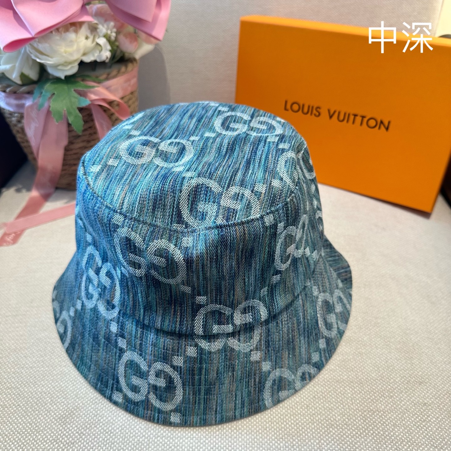 Gucci GUCCI古奇 2026新款可遮阳帽女透气渔夫帽