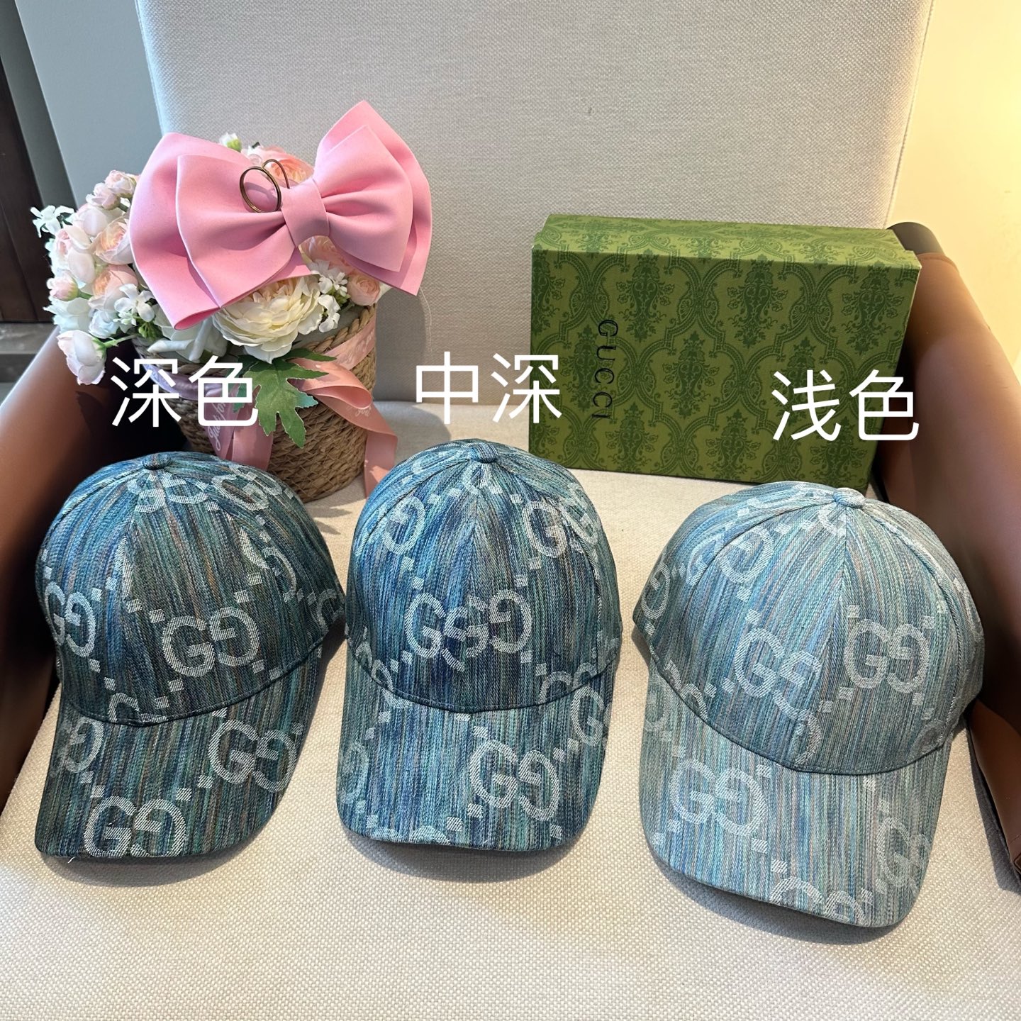 Gucci 新款棒球帽，重工打造 高端 ，百搭款