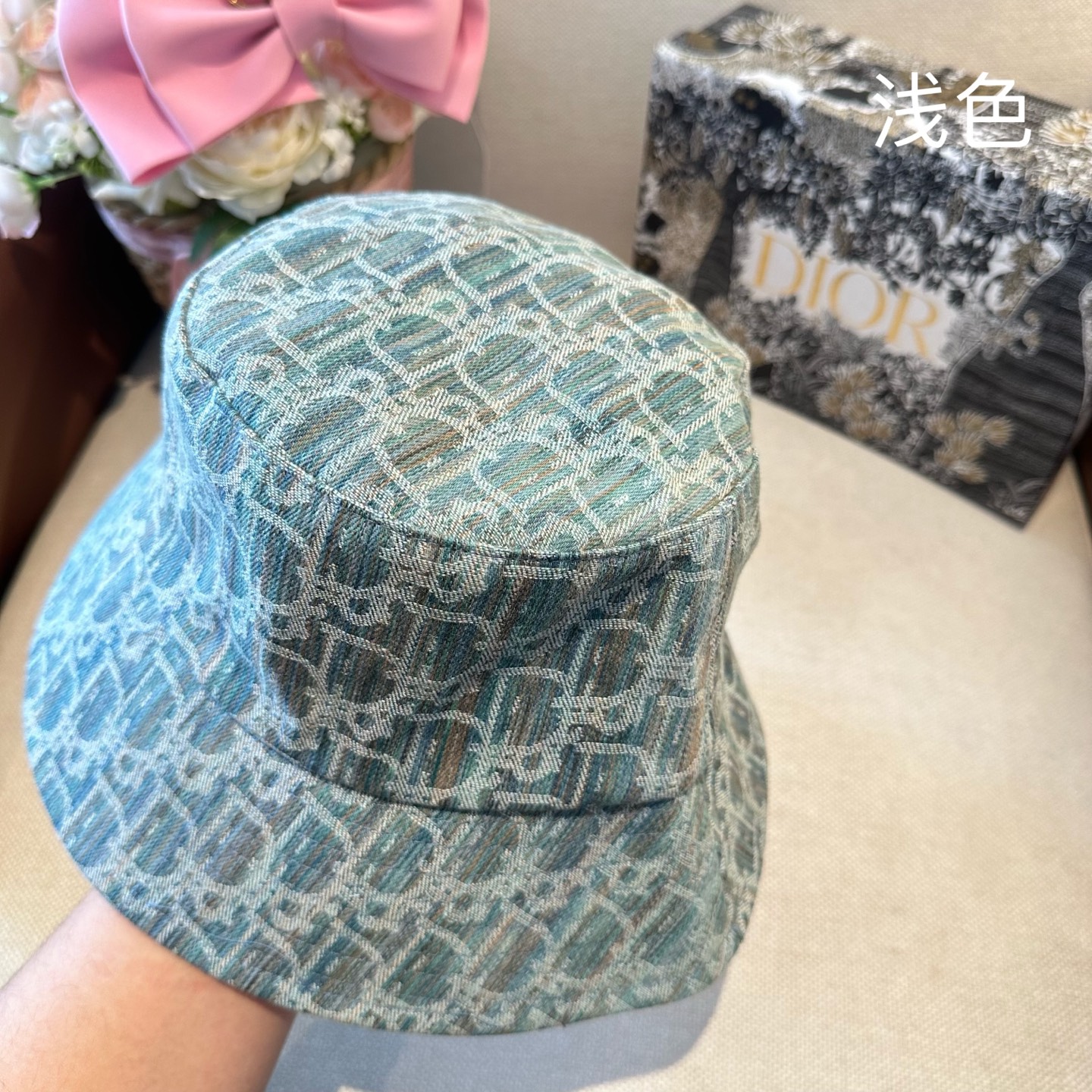 DIOR 迪奥 2026新款可遮阳帽女透气渔夫帽度假旅游拍照时尚搭子
